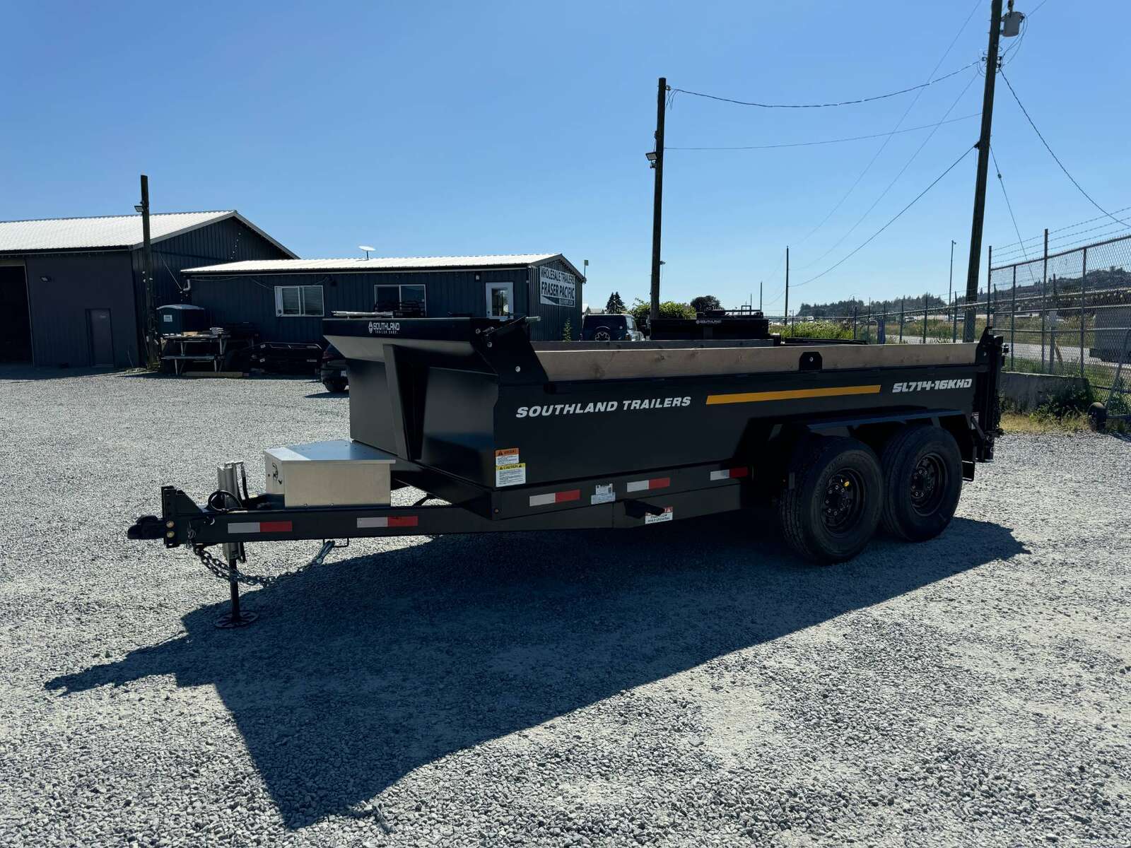 Photo of 2024 Southland Trailers 7x14 Dump Trailer HD 17,000lbs GVW w/ Hydraulic Front Jack & 3/16" Floor (SL714-16KHD)