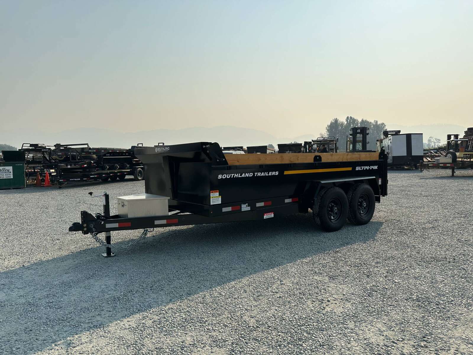 Photo of 2025 Southland 7x14 Dump Trailer 15,400lbs GVW with Tarp And Ramps (SL714-14K)