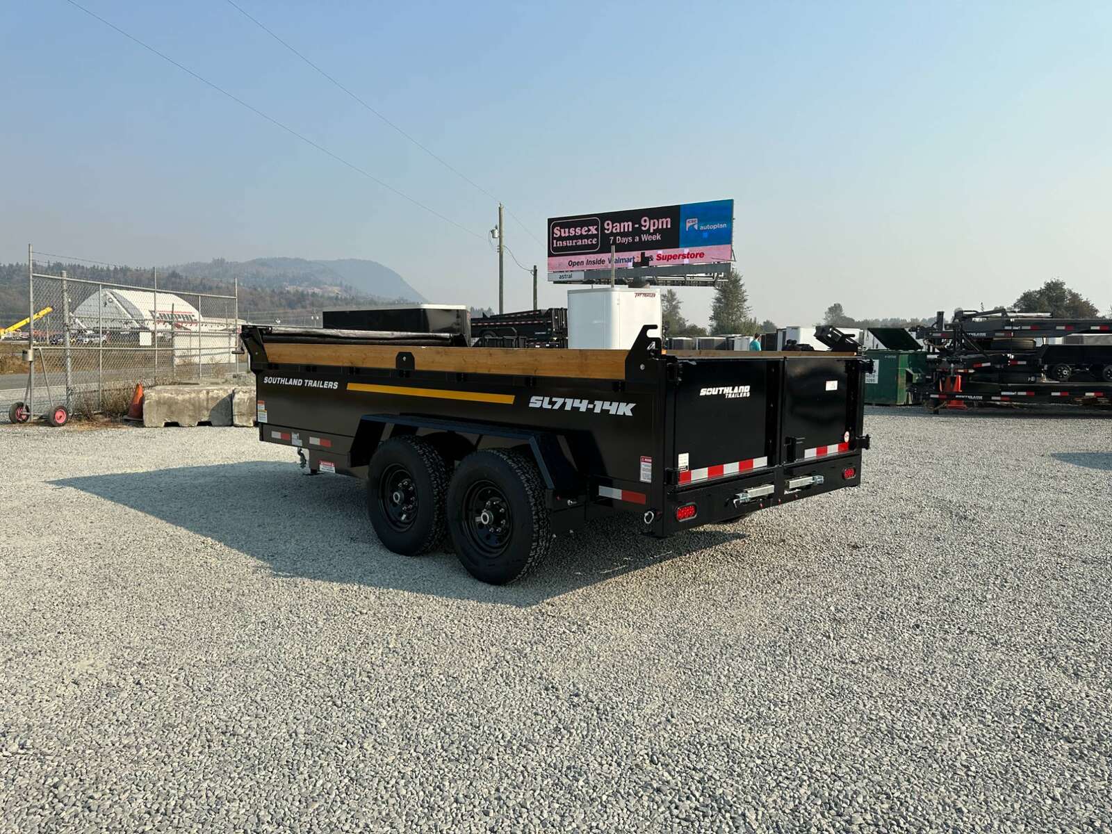 Photo of 2025 Southland 7x14 Dump Trailer 15,400lbs GVW with Tarp And Ramps (SL714-14K)