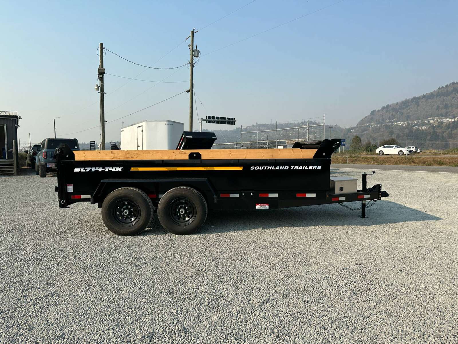 Photo of 2025 Southland 7x14 Dump Trailer 15,400lbs GVW with Tarp And Ramps (SL714-14K)