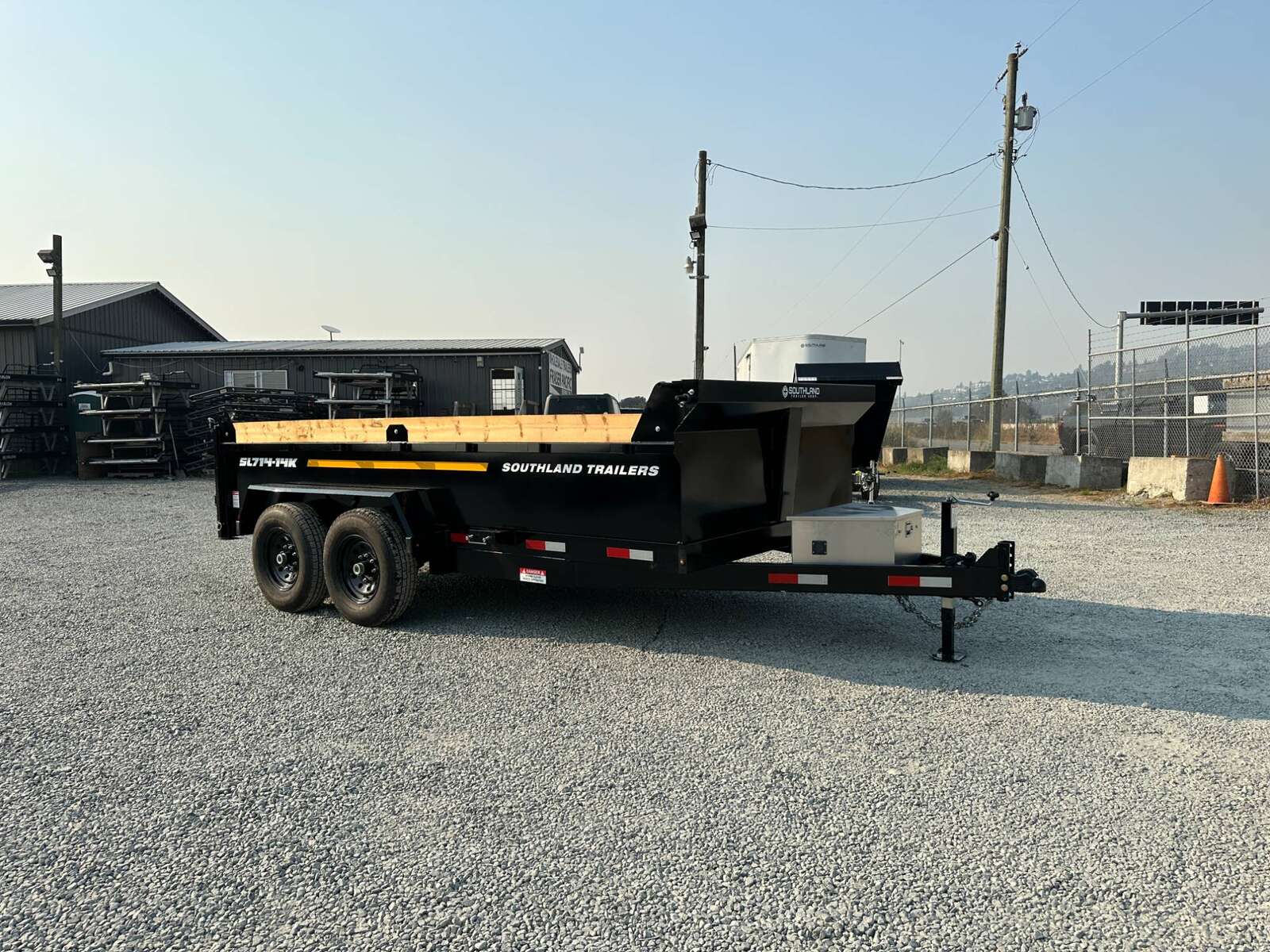 Photo of 2025 Southland 7x14 Dump Trailer 15,400lbs GVW with Tarp And Ramps (SL714-14K)