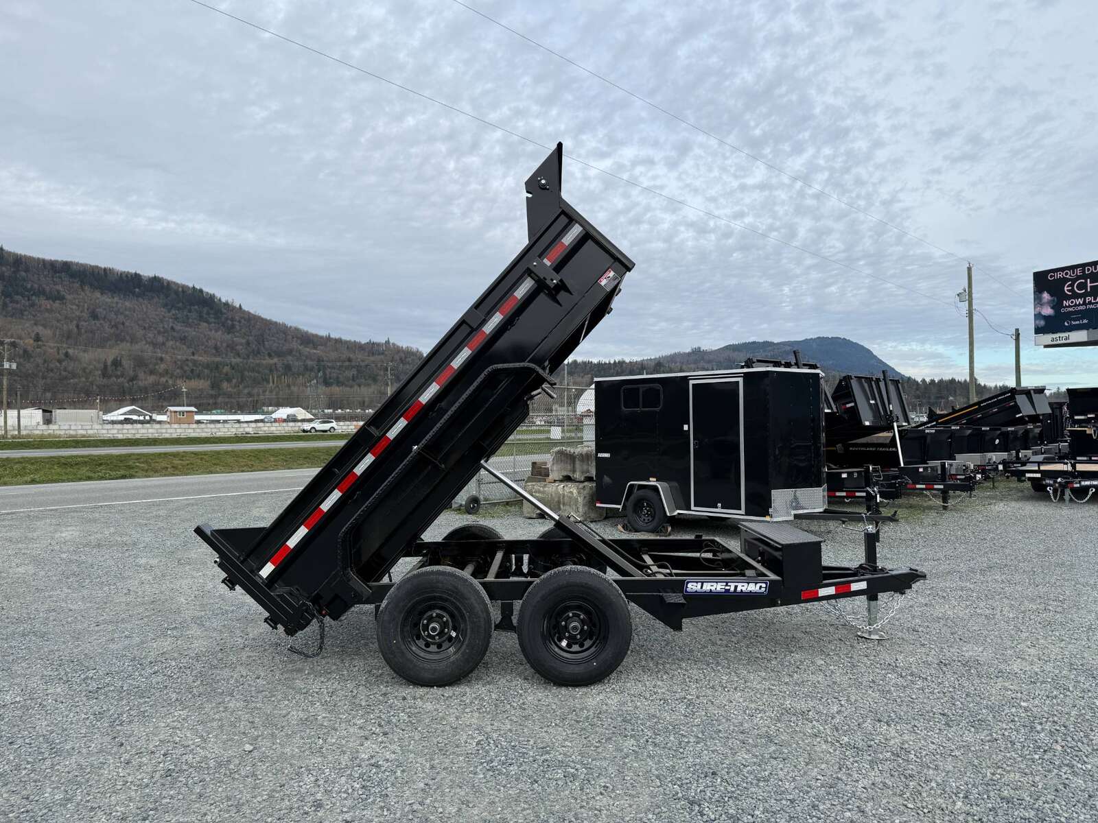 Photo of 2024 Suretrac 6x10 Dump Trailer 9,900lbs GVW w/Ramps & Tarp Installed