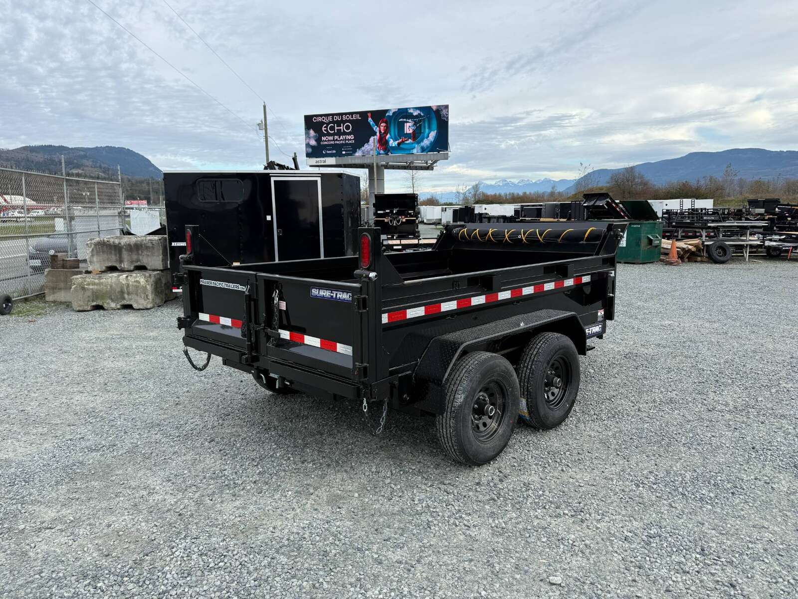 Photo of 2024 Suretrac 6x10 Dump Trailer 9,900lbs GVW w/Ramps & Tarp Installed