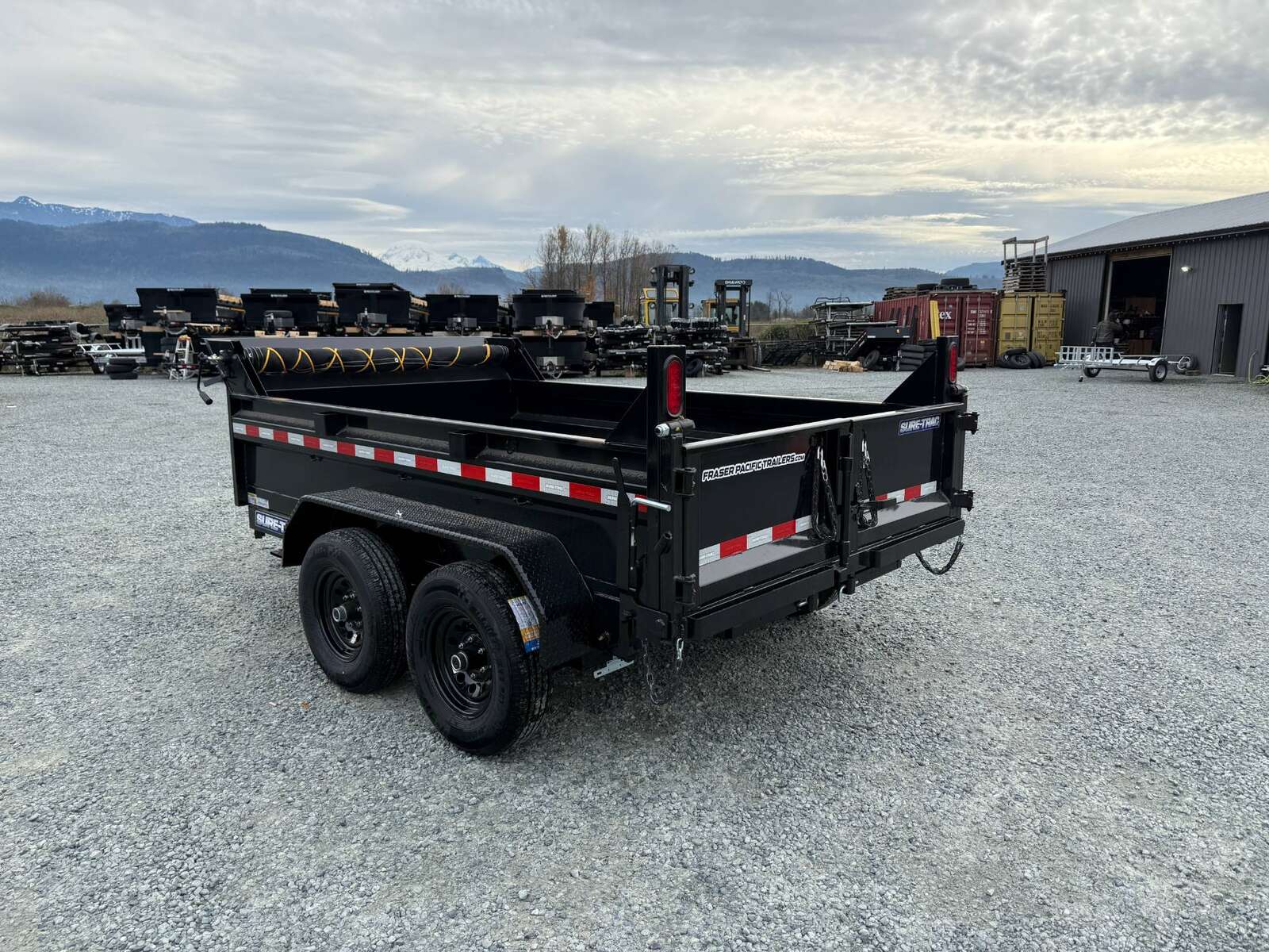 Photo of 2024 Suretrac 6x10 Dump Trailer 9,900lbs GVW w/Ramps & Tarp Installed