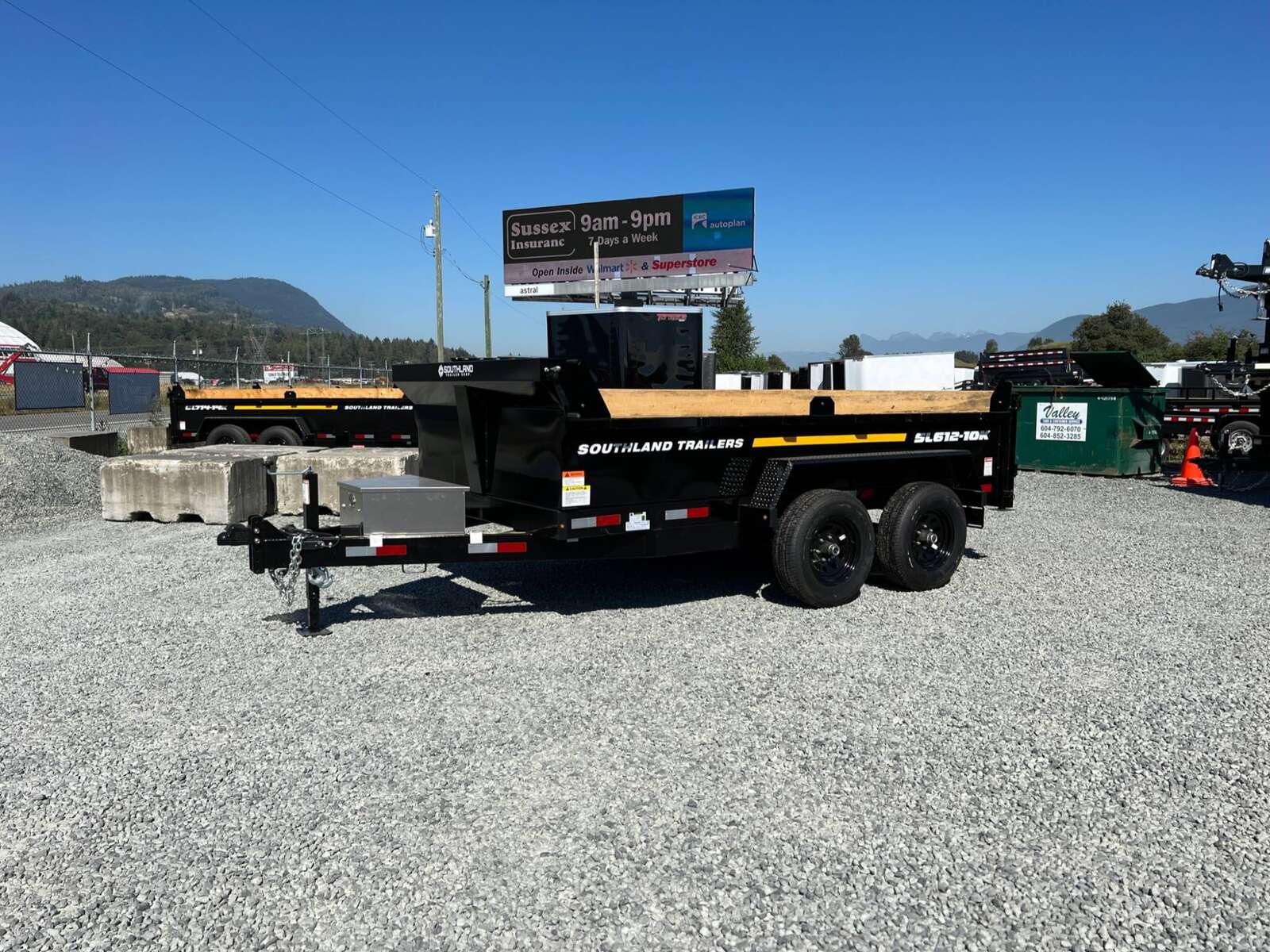 Photo of 2025 Southland 6X12 Dump Trailer 11,400LB GVW with Tarp and Ramps