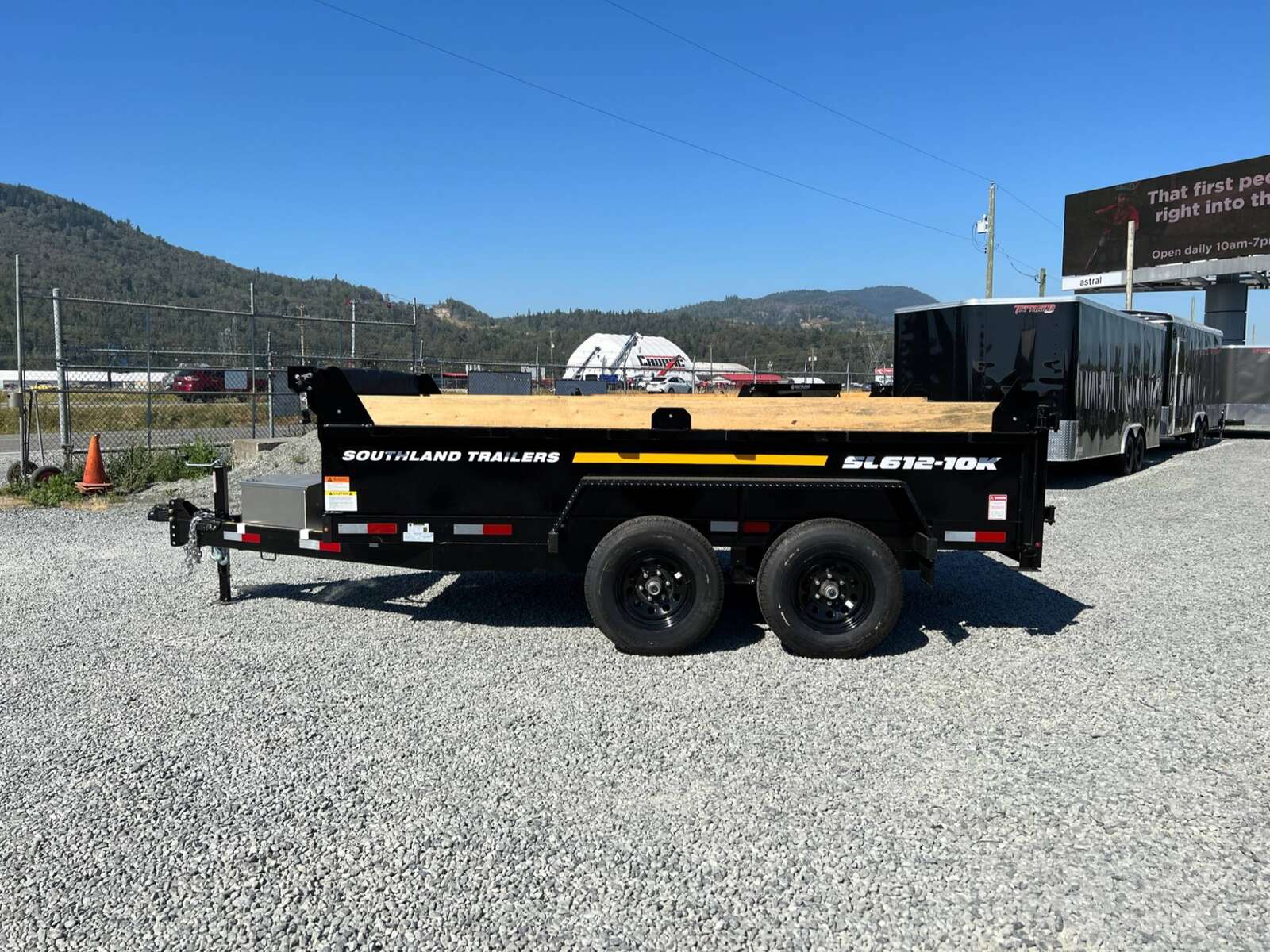 Photo of 2025 Southland 6X12 Dump Trailer 11,400LB GVW with Tarp and Ramps