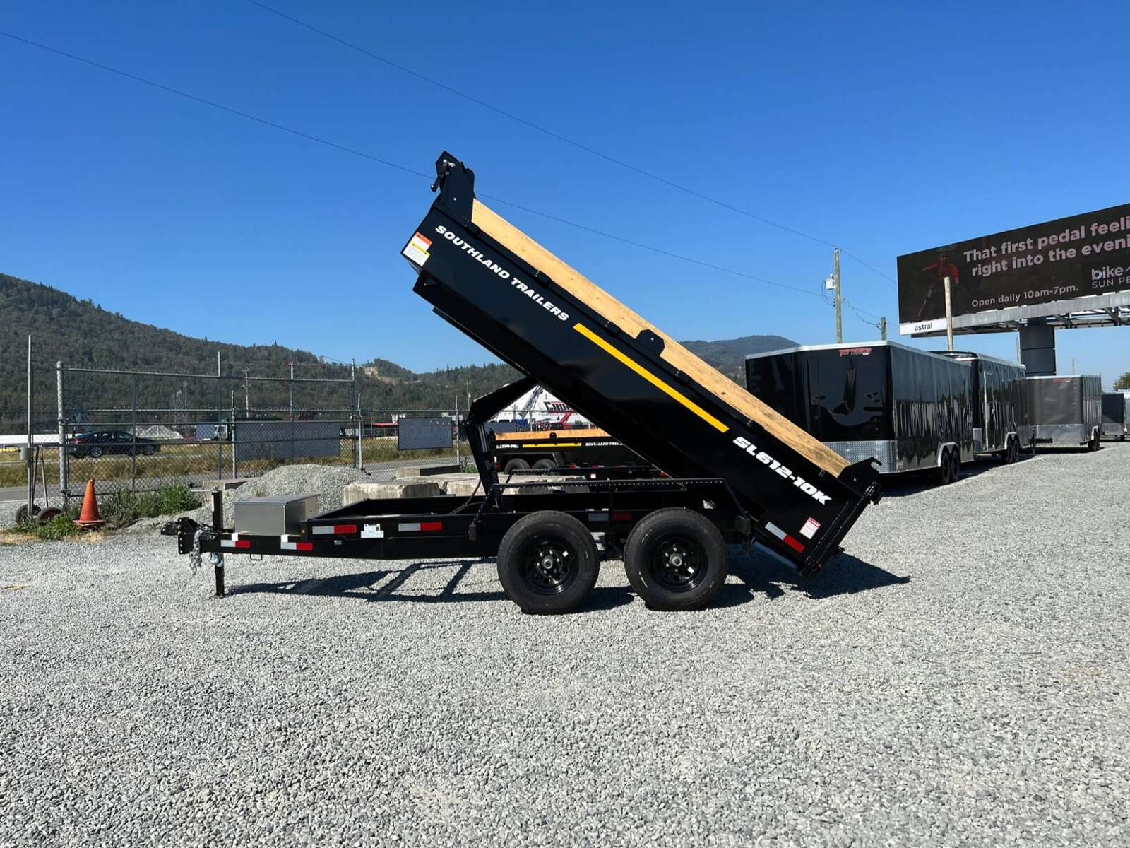 Photo of 2025 Southland 6X12 Dump Trailer 11,400LB GVW with Tarp and Ramps