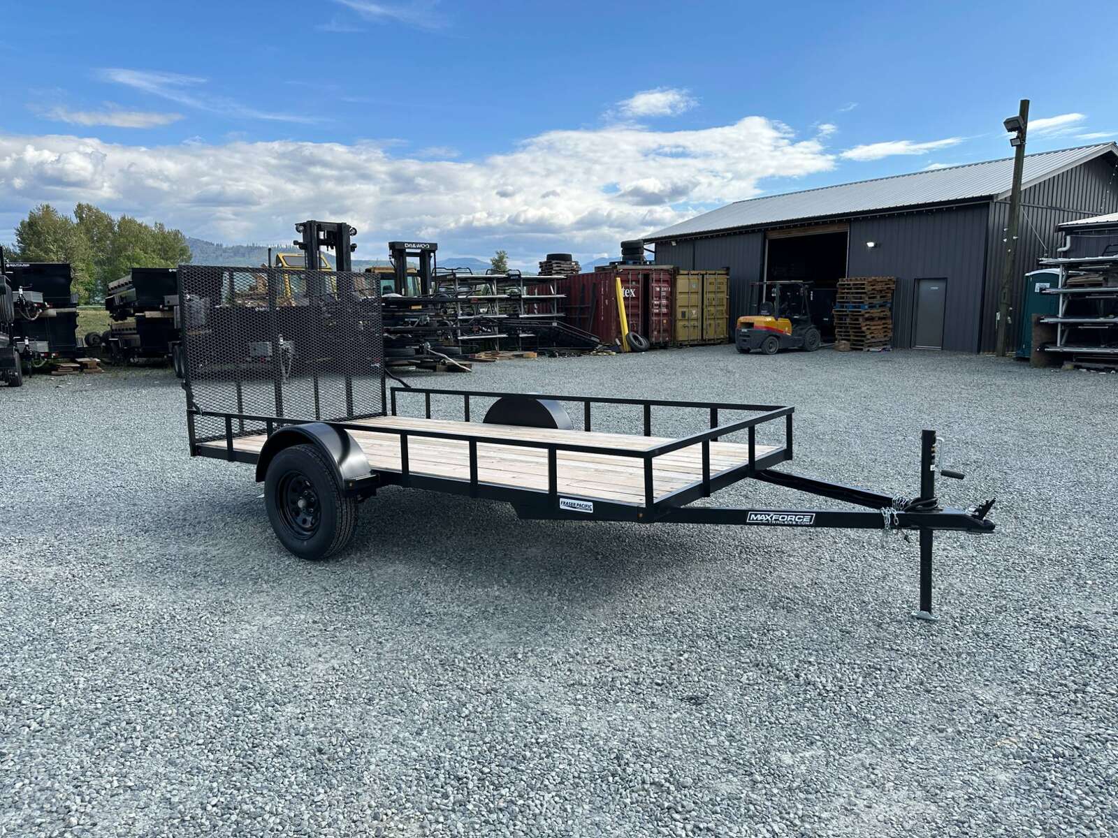 Photo of New MaxForce 6x12 Utility Trailer ATV UTV Side x Side