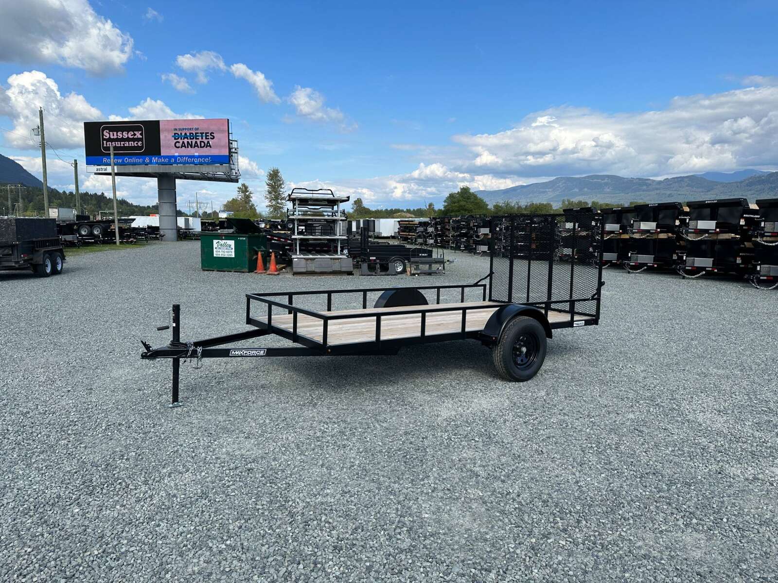 Photo of New MaxForce 6x12 Utility Trailer ATV UTV Side x Side