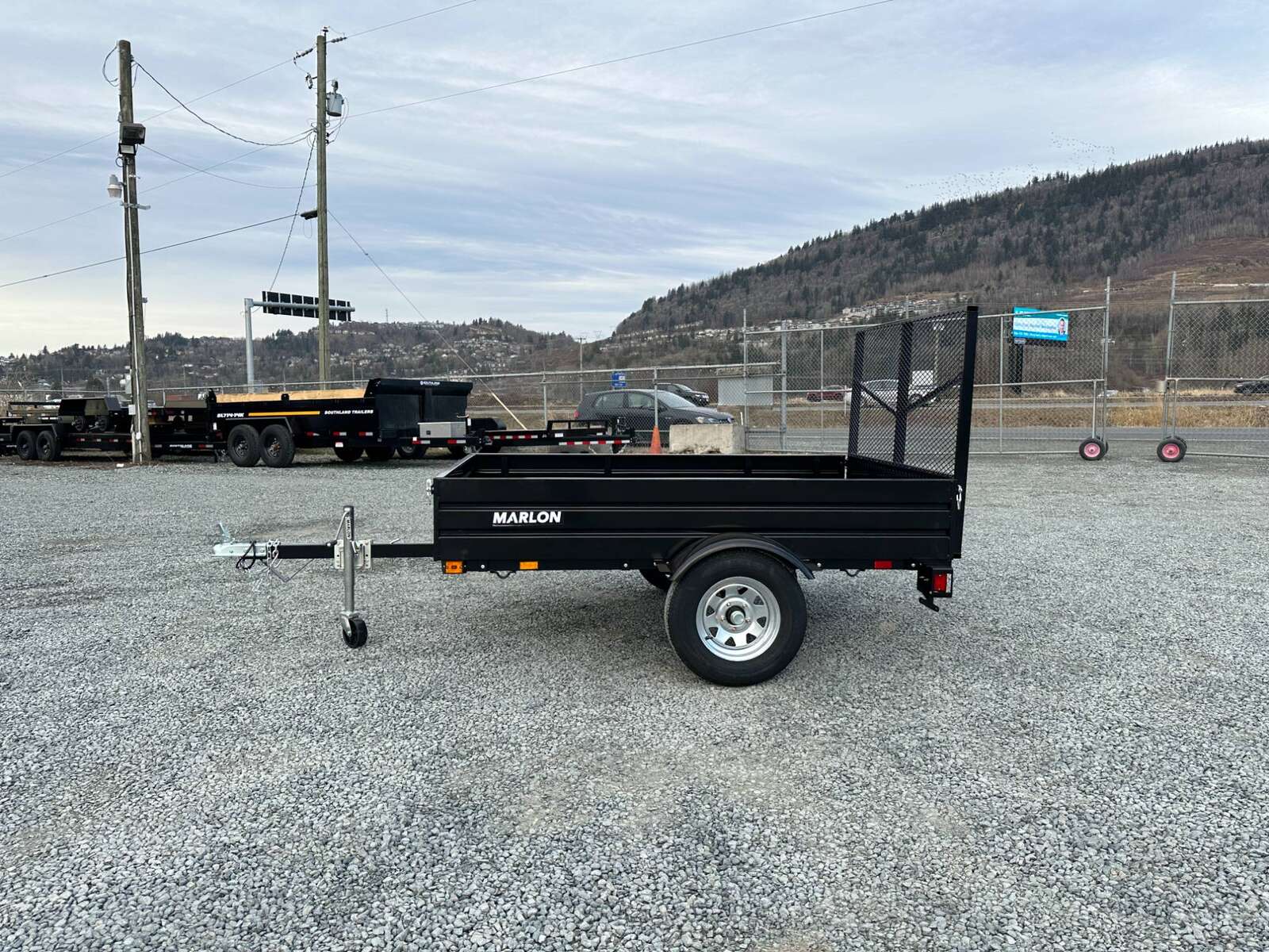 Photo of 2025 Marlon Trailers 5X8 UTILITY TRAILER with Steel Sides and Ramp Gate