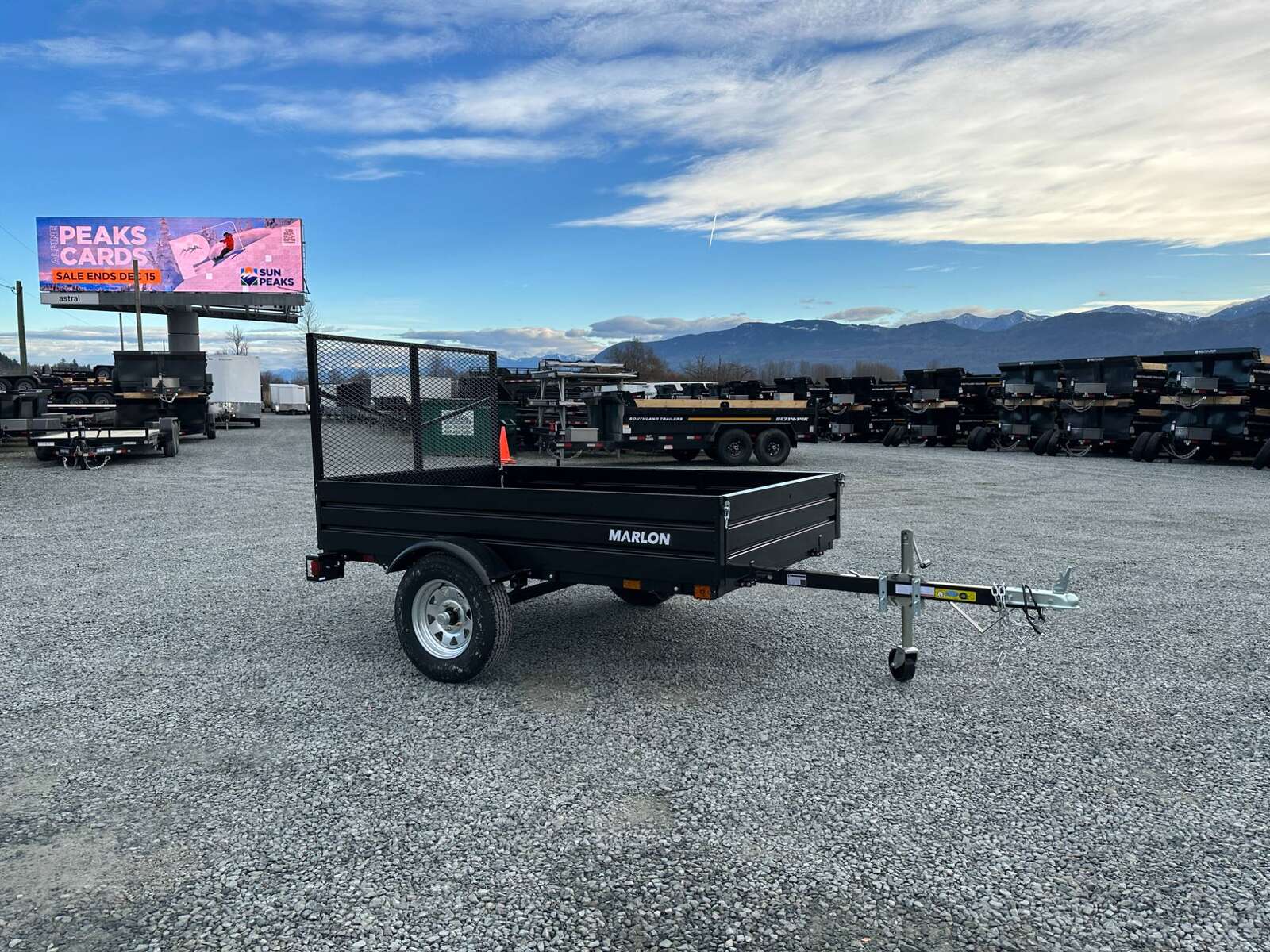 Photo of 2025 Marlon Trailers 5X8 UTILITY TRAILER with Steel Sides and Ramp Gate