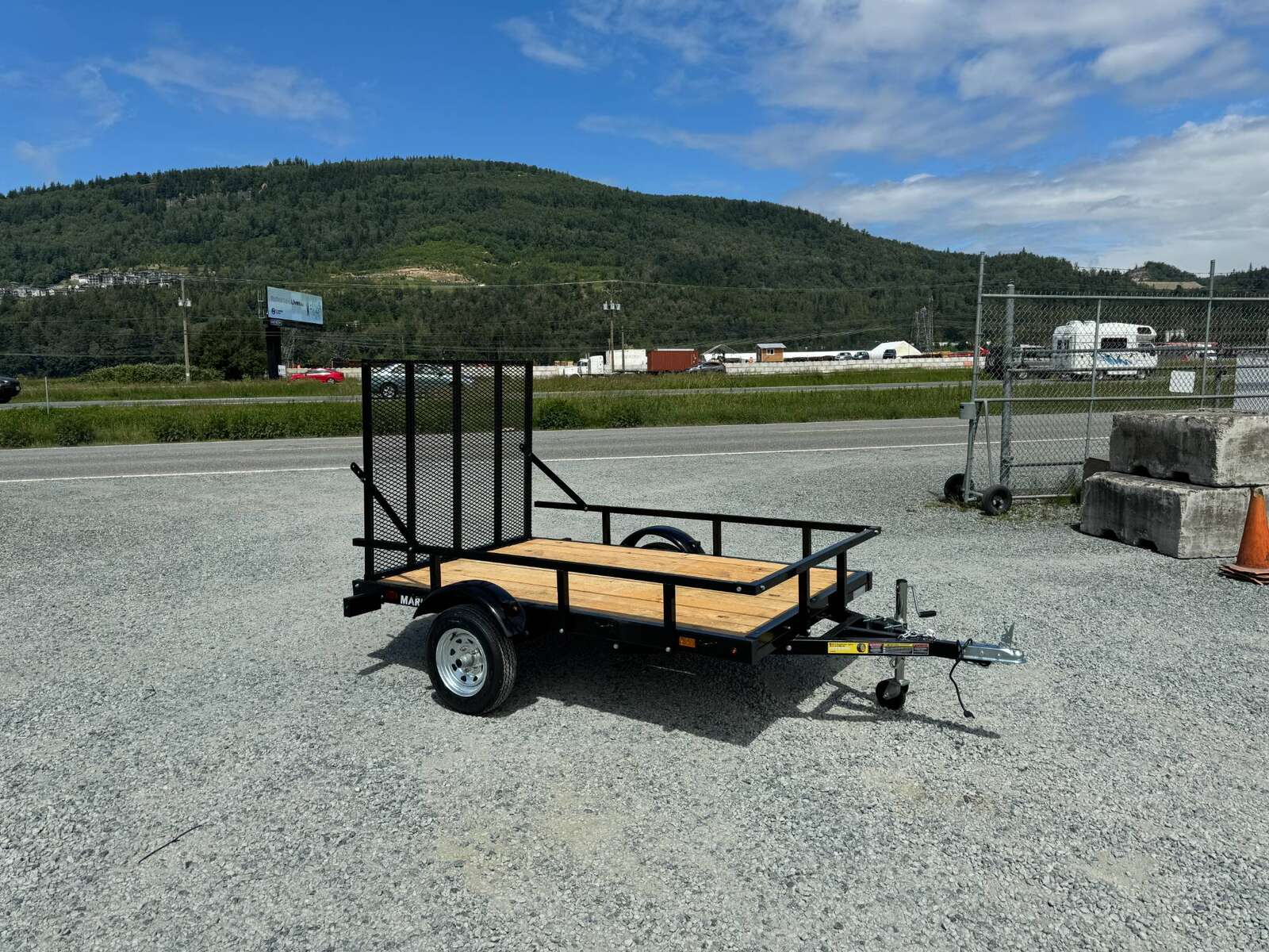 Photo of 2024 Marlon 5x8 Utility Trailer w/ Ramp Gate 1990lb GVW