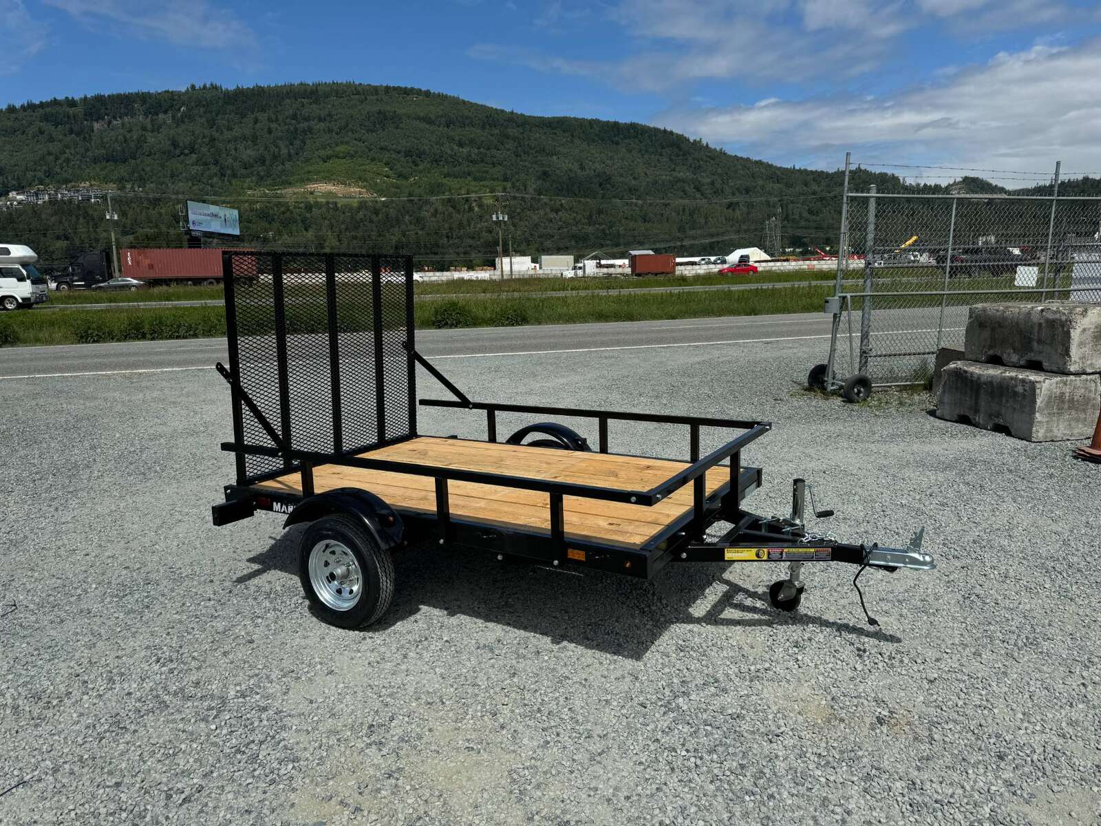 Photo of 2024 Marlon 5x8 Utility Trailer w/ Ramp Gate 1990lb GVW