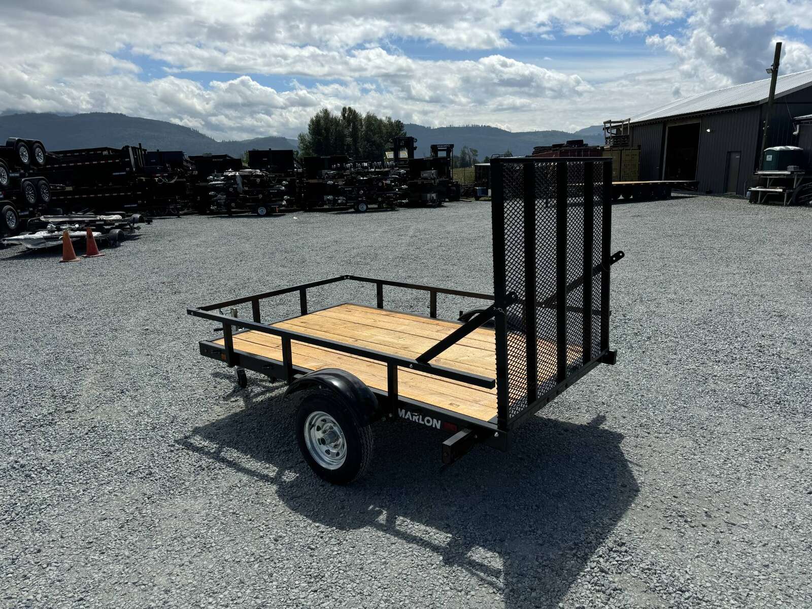 Photo of 2024 Marlon 5x8 Utility Trailer w/ Ramp Gate 1990lb GVW