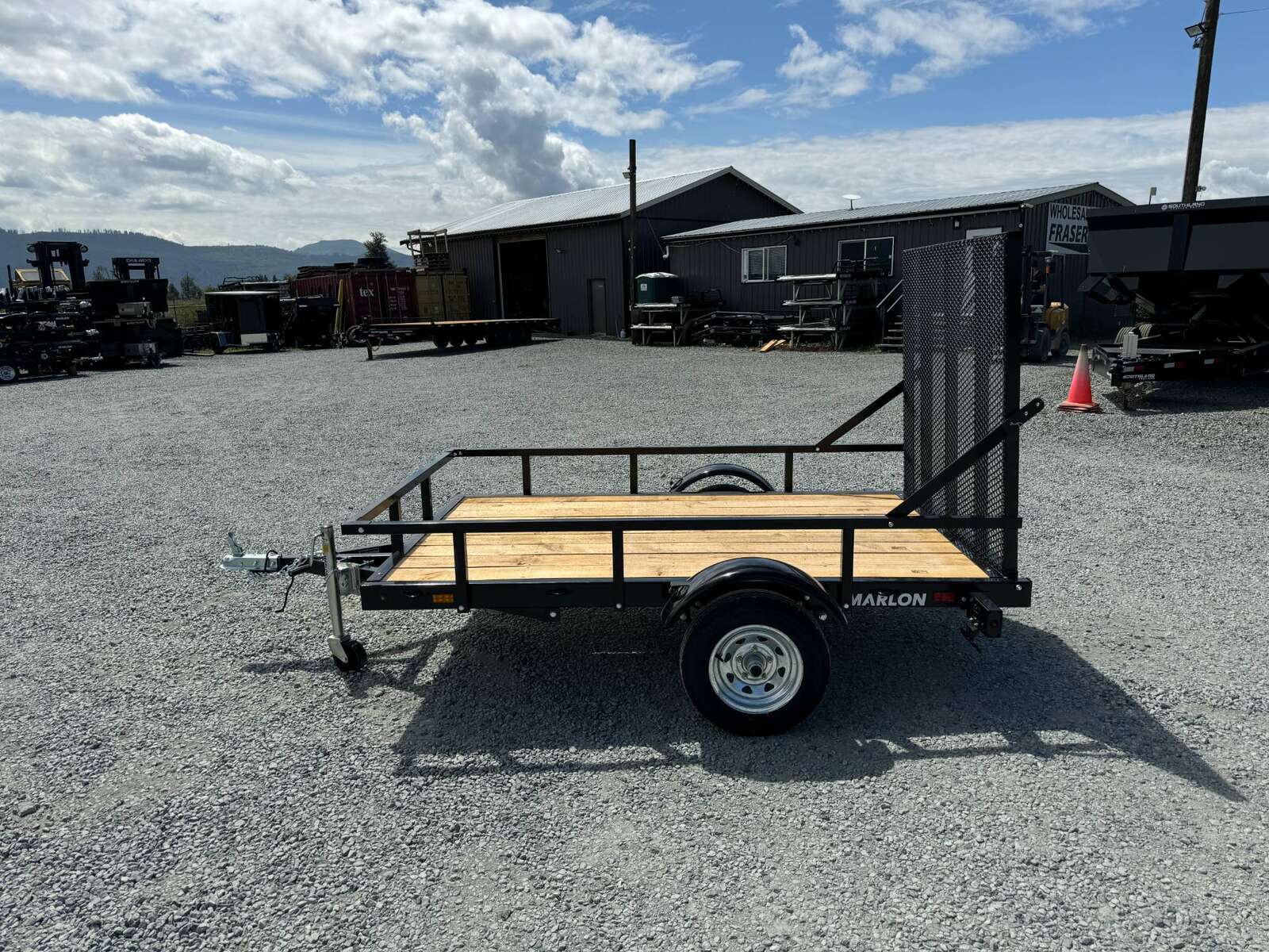 Photo of 2024 Marlon 5x8 Utility Trailer w/ Ramp Gate 1990lb GVW