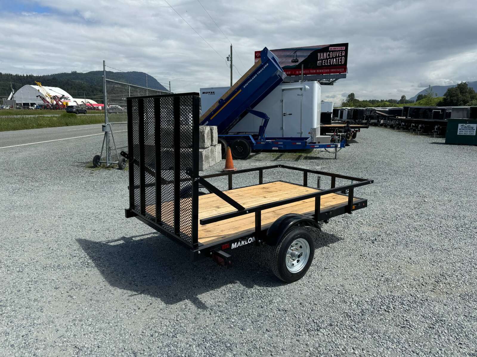 Photo of 2024 Marlon 5x8 Utility Trailer w/ Ramp Gate 1990lb GVW