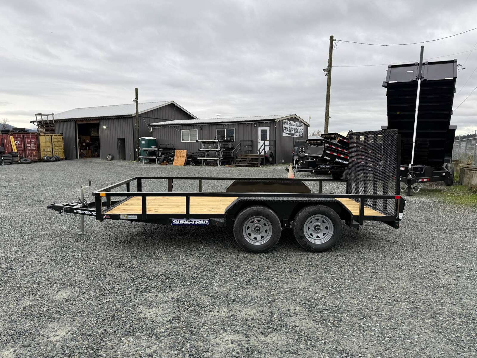 Photo of 2025 Suretrac 7x14 Tandem Axle Tube Top Utility Trailer 7000lb GVW