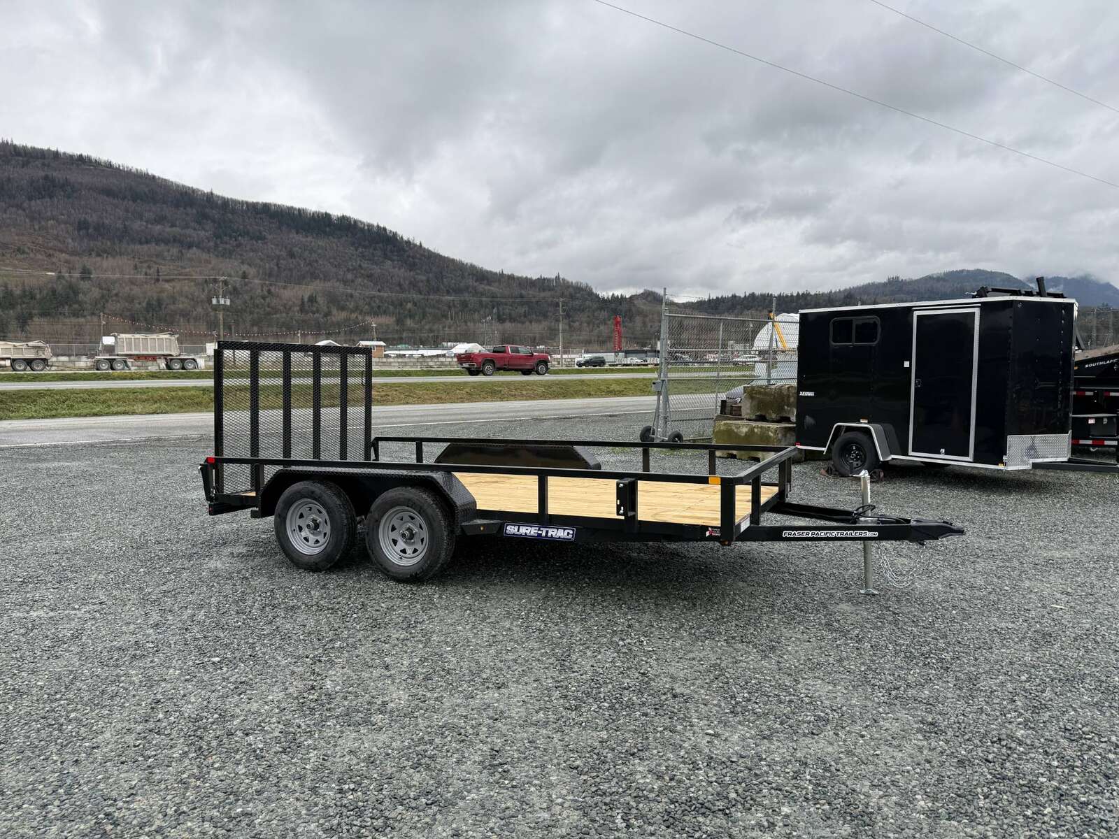 Photo of 2025 Suretrac 7x14 Tandem Axle Tube Top Utility Trailer 7000lb GVW