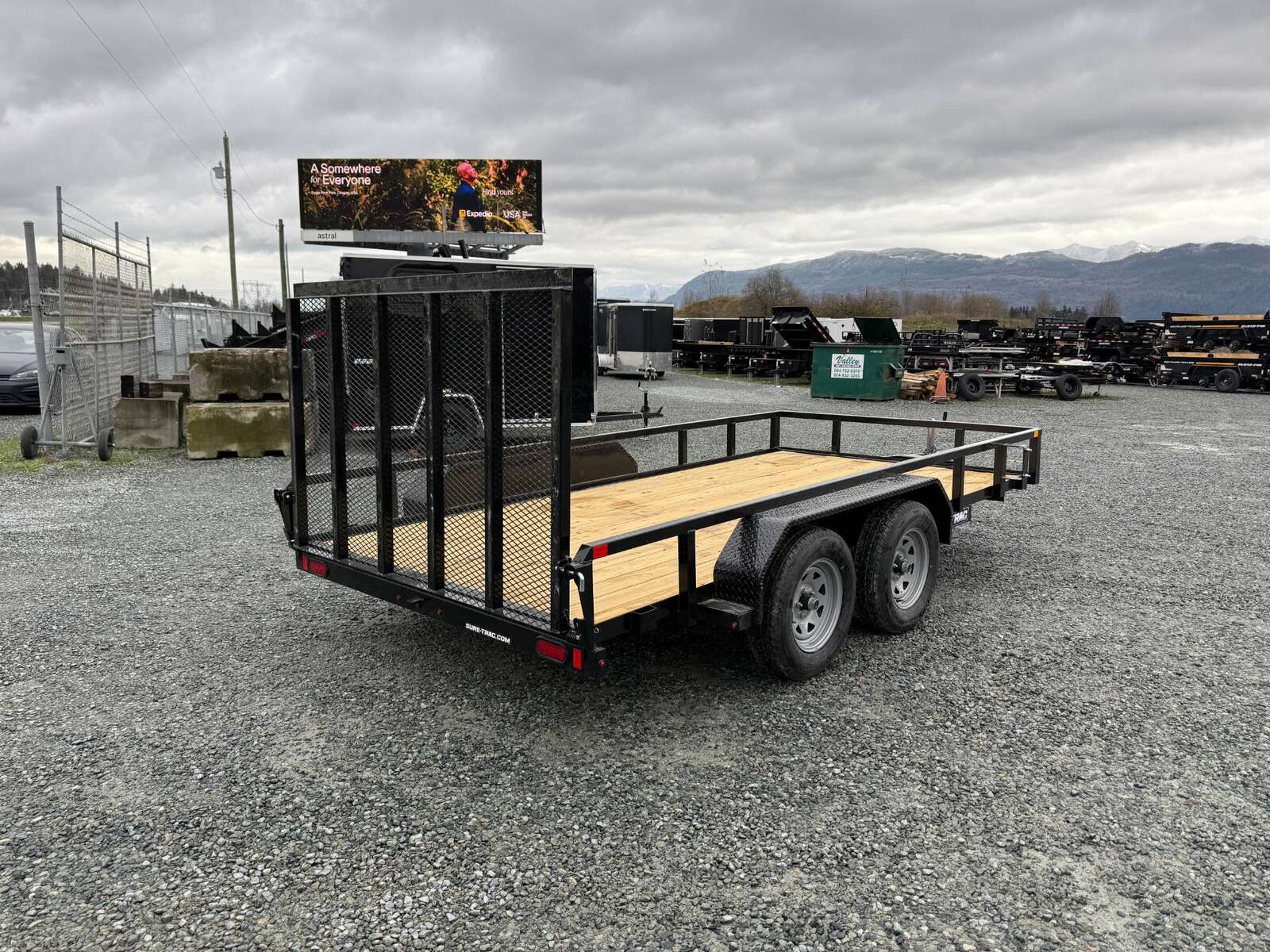 Photo of 2025 Suretrac 7x14 Tandem Axle Tube Top Utility Trailer 7000lb GVW