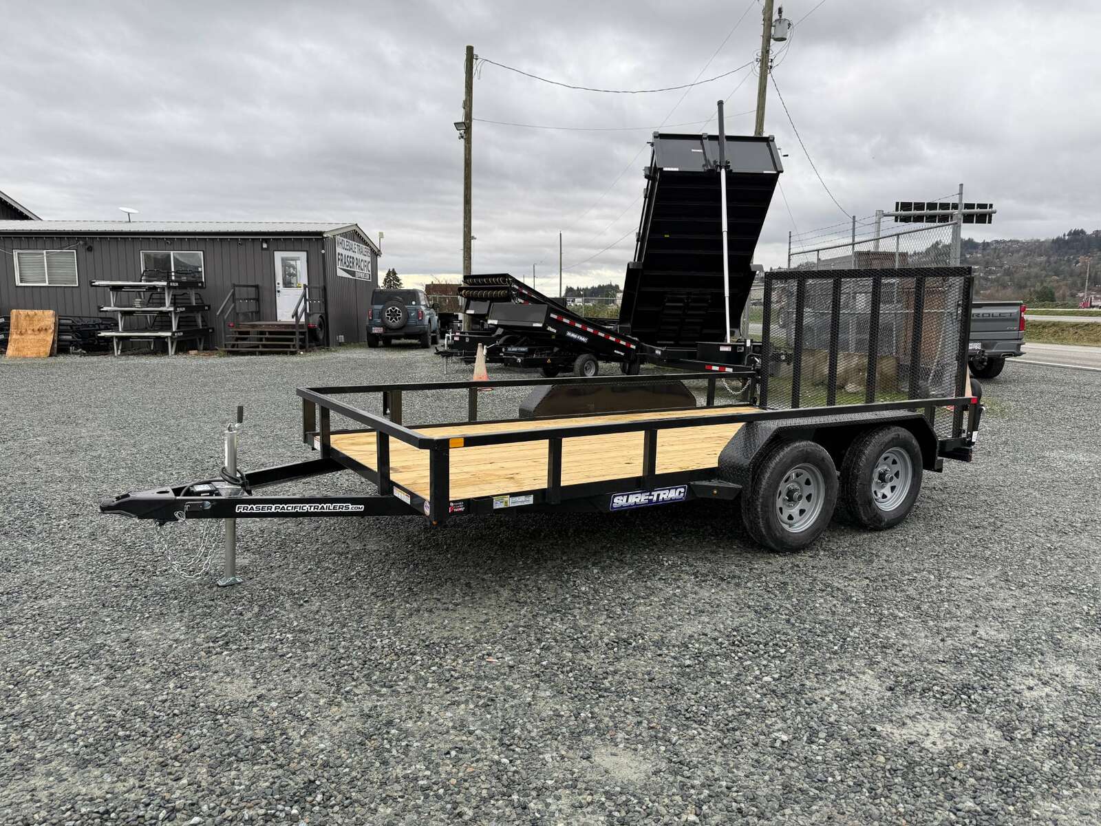 Photo of 2025 Suretrac 7x14 Tandem Axle Tube Top Utility Trailer 7000lb GVW