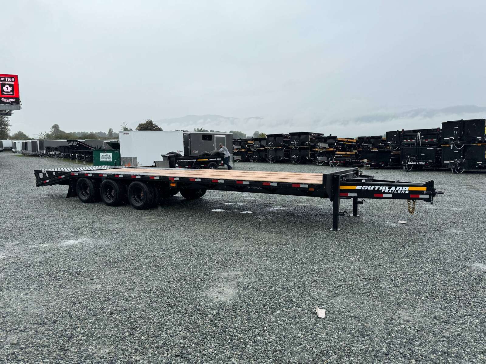 Photo of 2024 Southland Trailers 24+6 AFRAME Tri Axle 30450lb GVW Equipment Deckover Trailer