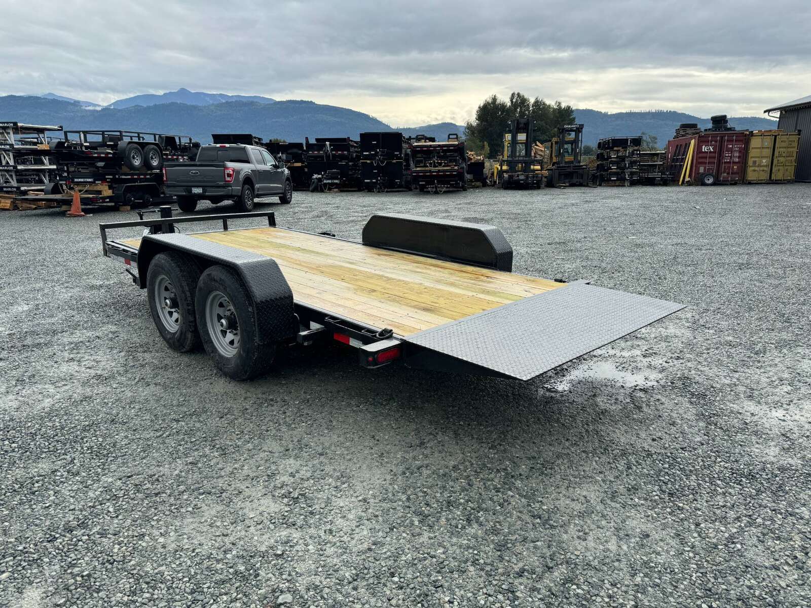 Photo of New Suretrac 7x16 HD Tilt Deck Equipment Trailer 14,000lb GVW