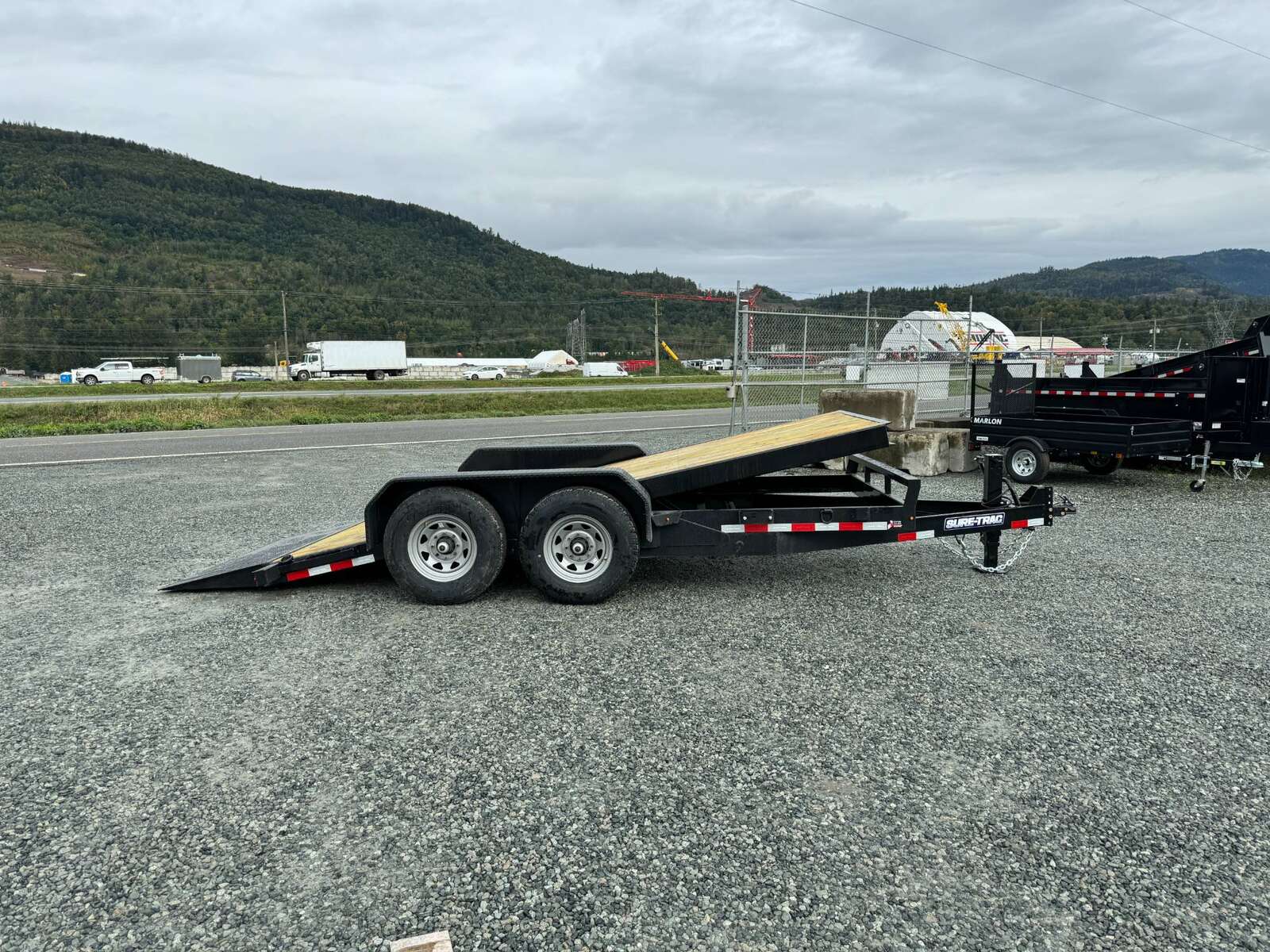 Photo of New Suretrac 7x16 HD Tilt Deck Equipment Trailer 14,000lb GVW