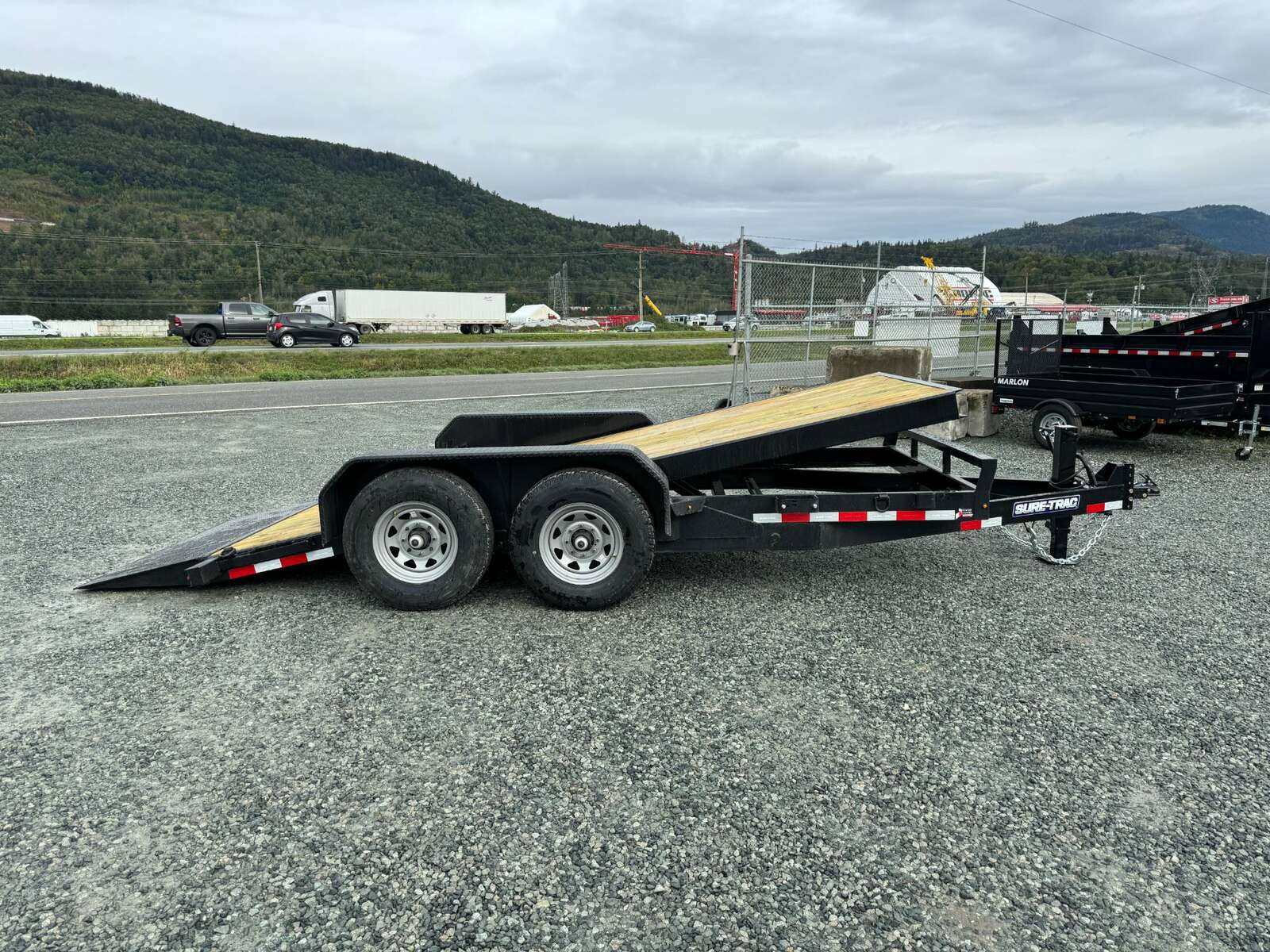 Photo of New Suretrac 7x16 HD Tilt Deck Equipment Trailer 14,000lb GVW