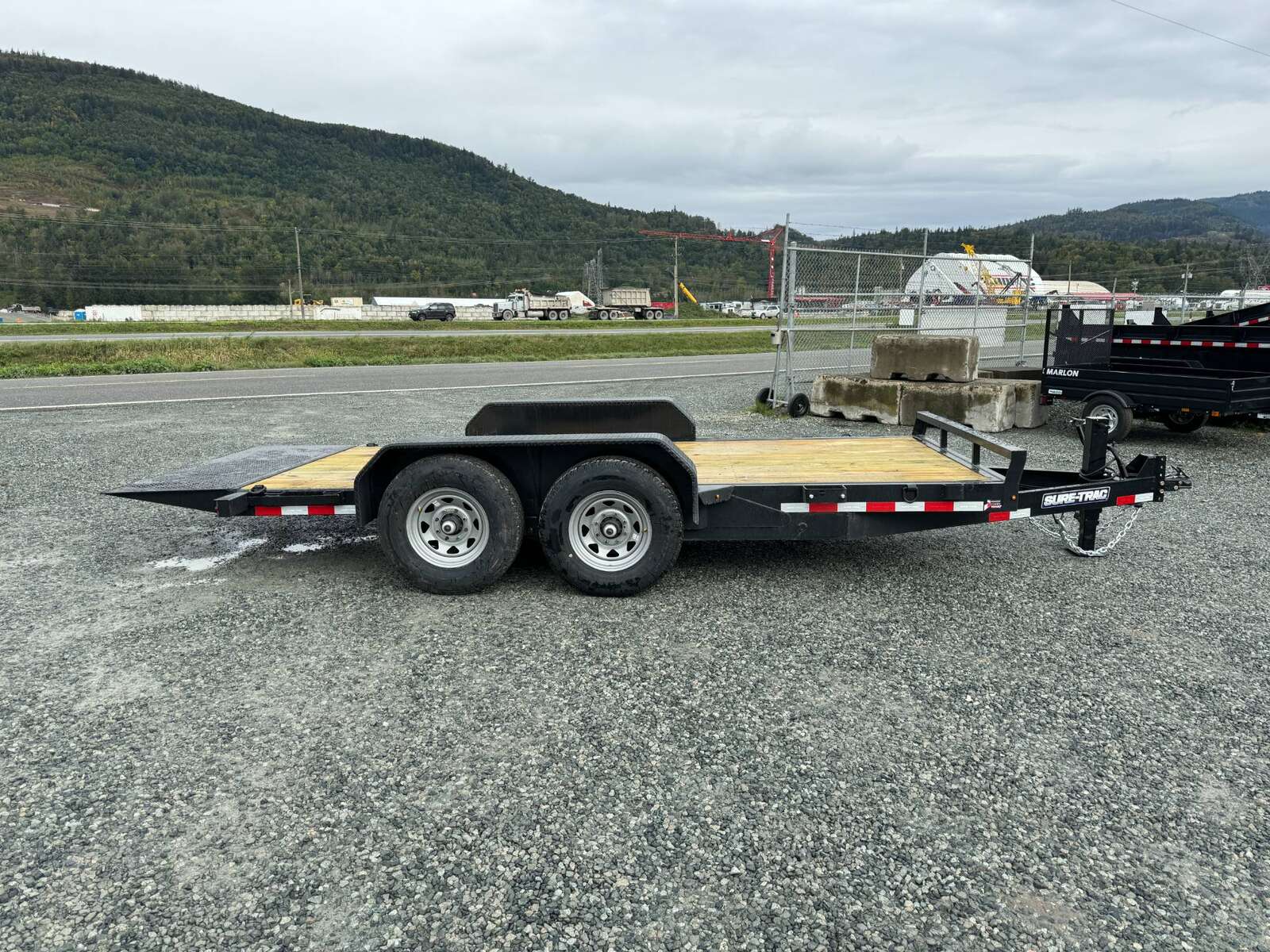 Photo of New Suretrac 7x16 HD Tilt Deck Equipment Trailer 14,000lb GVW