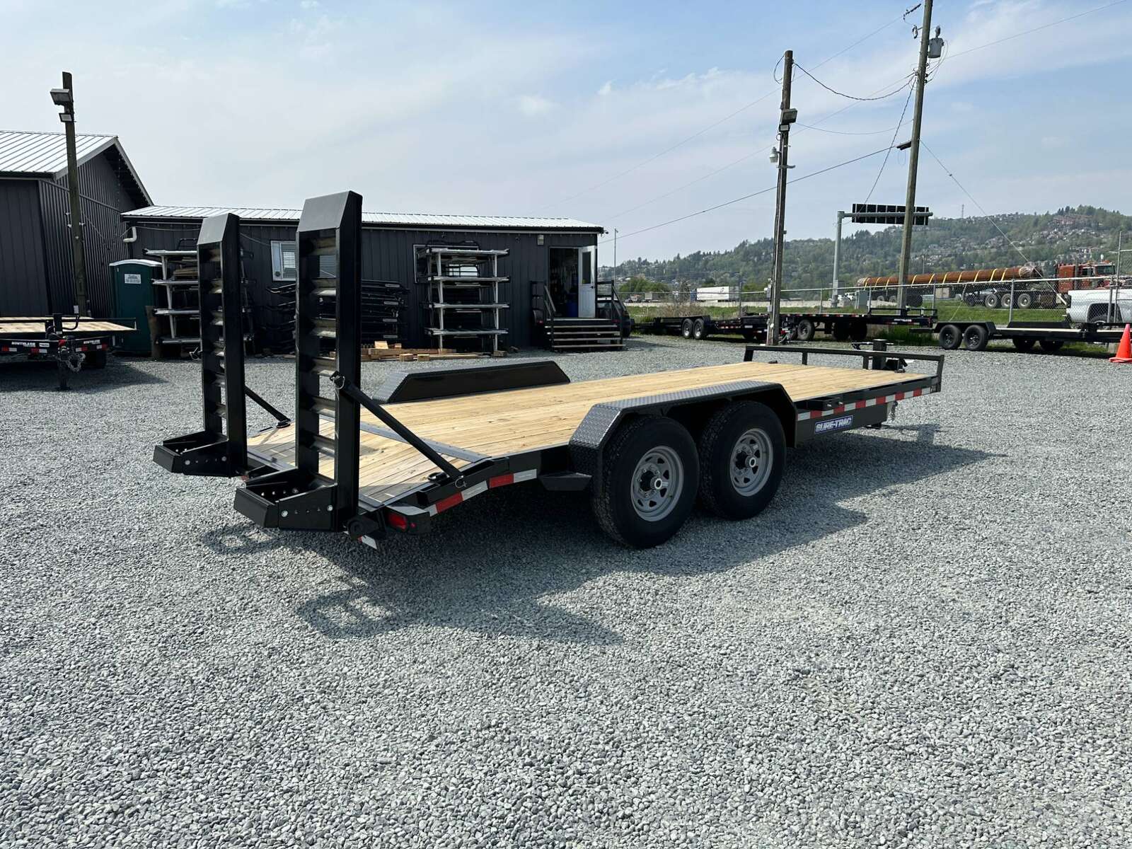 Photo of 2025 Suretrac 7x18 Equipment Trailer 14,000LB GVW Implement Flat Deck w/ Stand Up Ramps