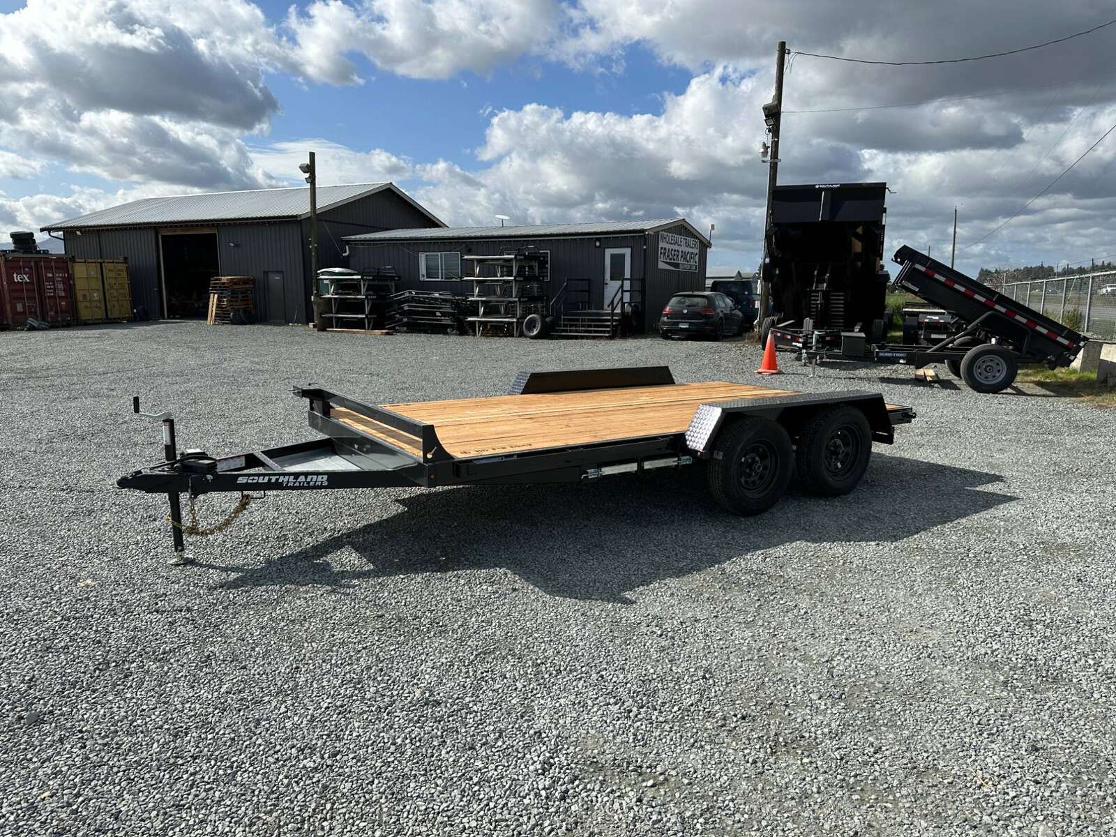 Photo of 2024 Southland 7X14 FLATBED TRAILER FLAT DECK 7,700LB GVW w/ Slide in ramps