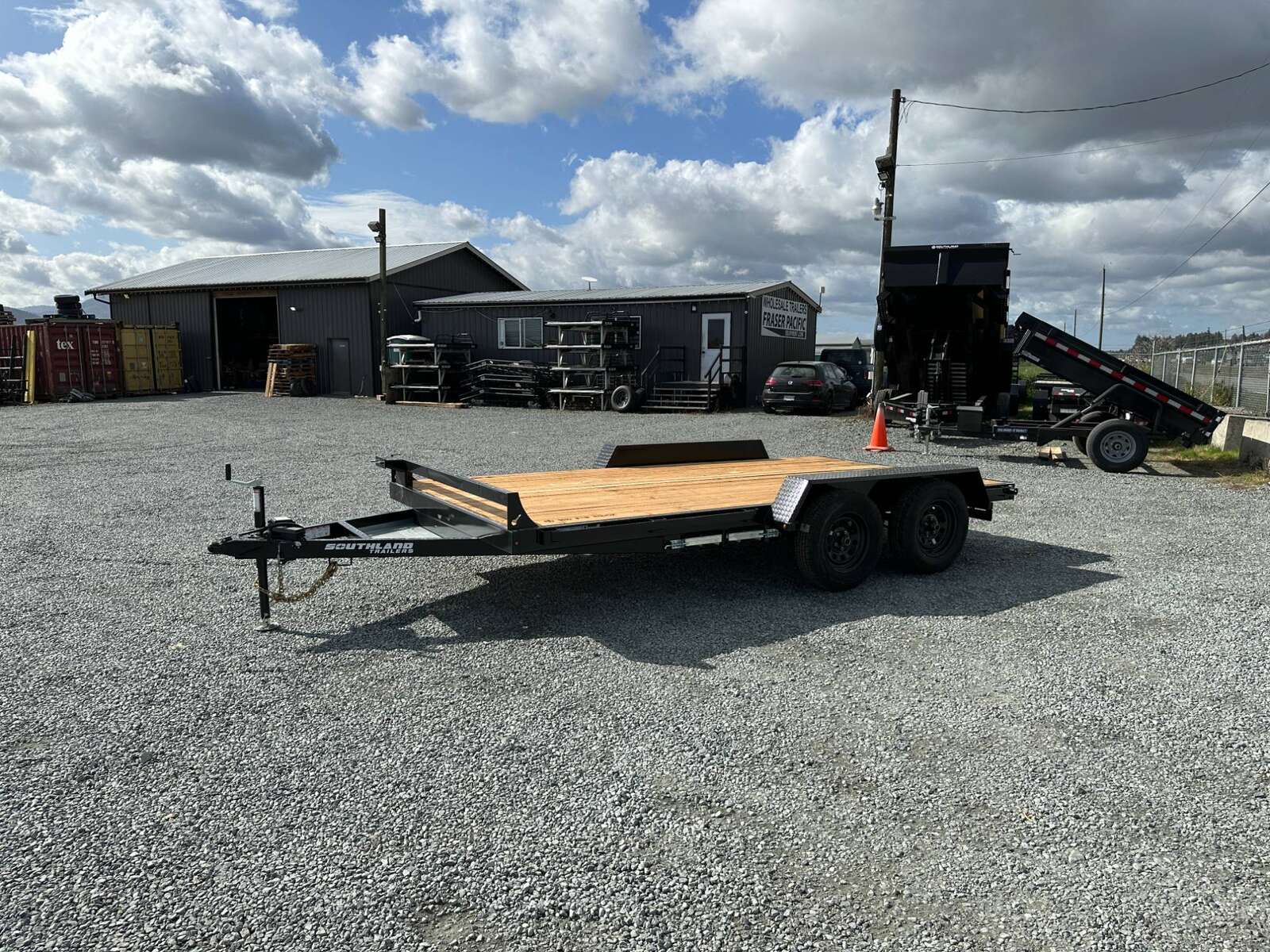 Photo of 2024 Southland 7X14 FLATBED TRAILER FLAT DECK 7,700LB GVW w/ Slide in ramps