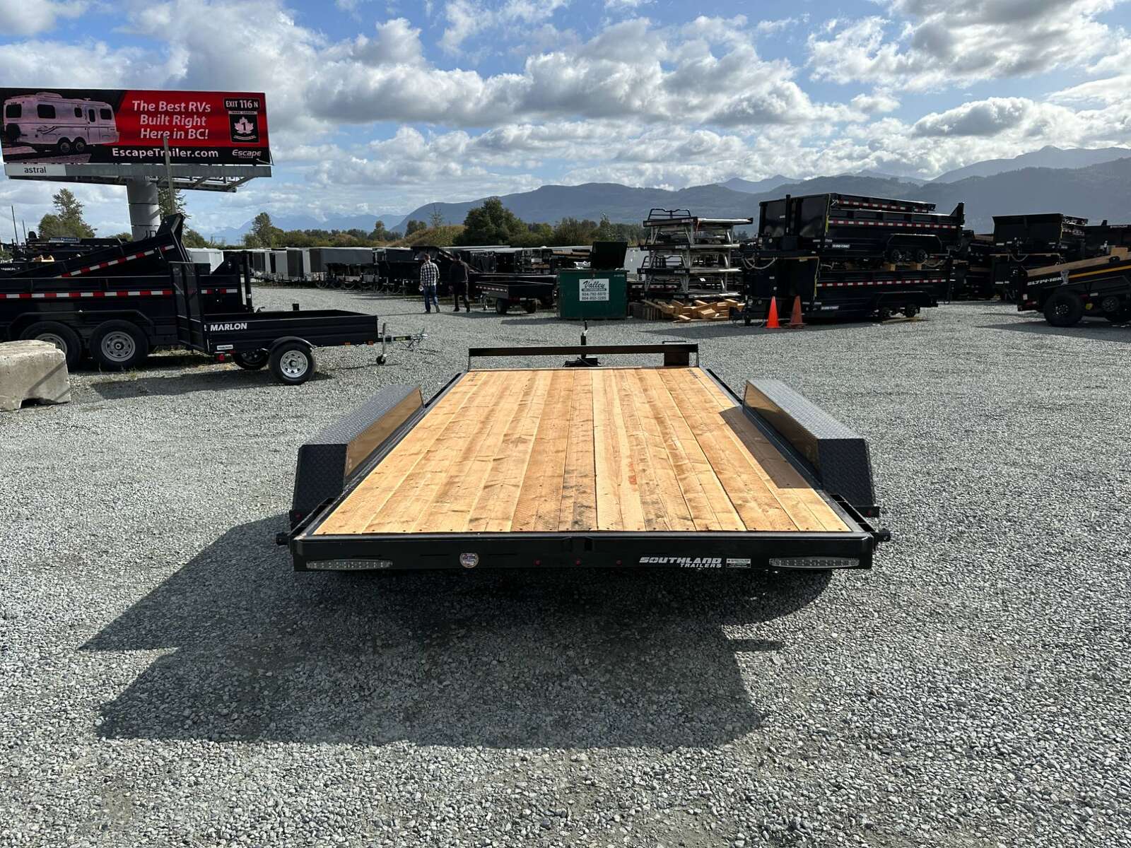 Photo of 2024 Southland 7X14 FLATBED TRAILER FLAT DECK 7,700LB GVW w/ Slide in ramps