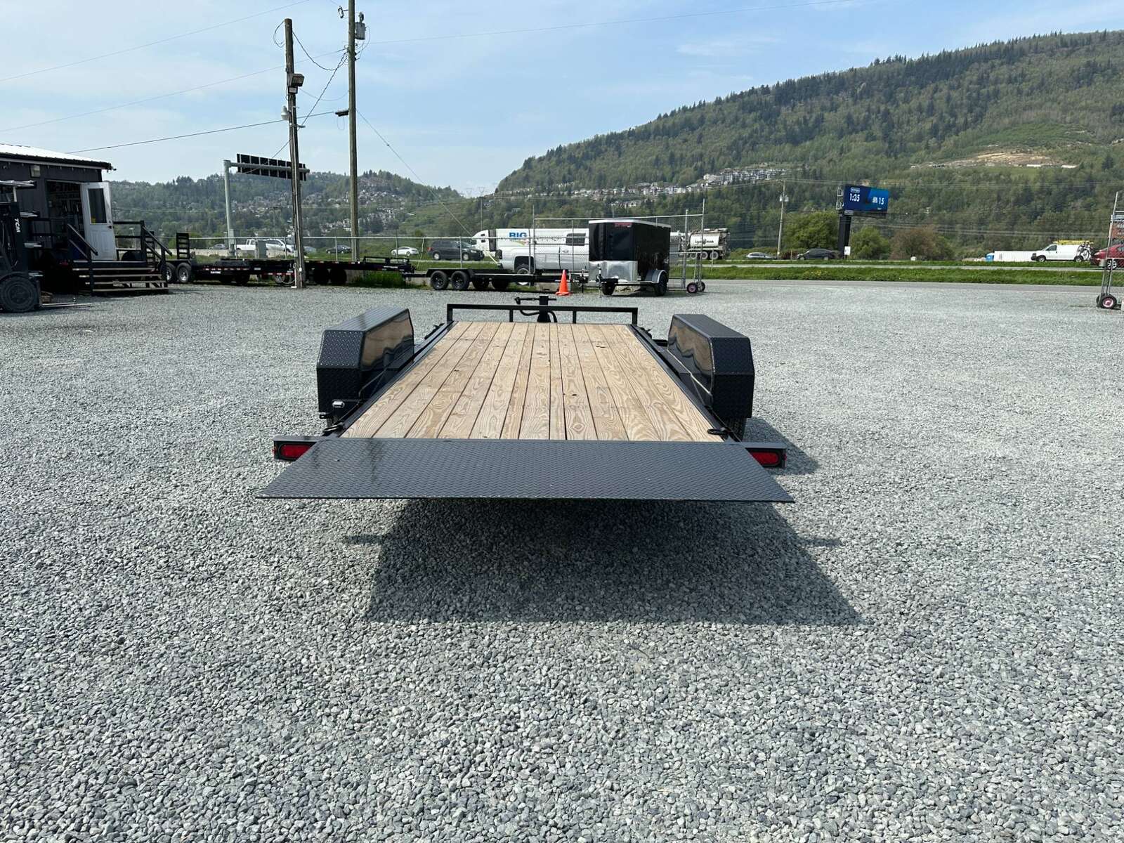 Photo of New Suretrac 7x18 HD Tilt Deck Equipment Trailer 14,000lb GVW