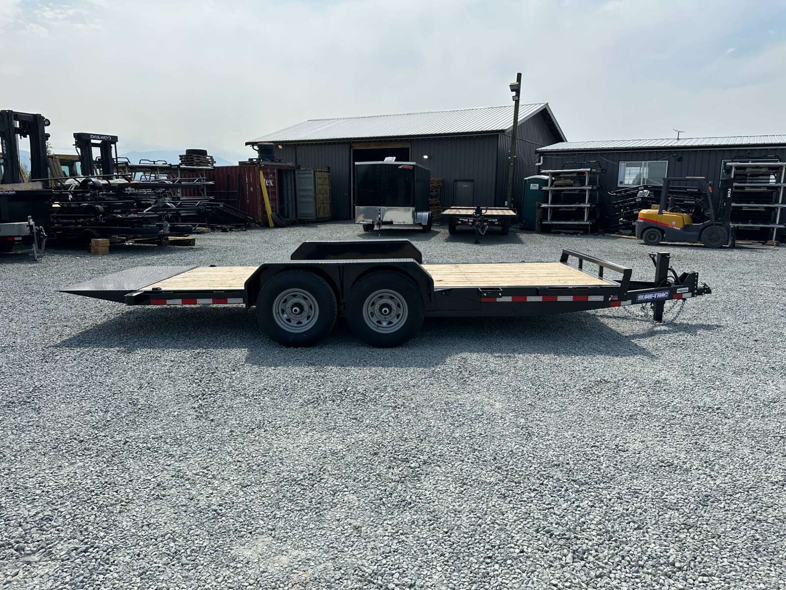 Photo of New Suretrac 7x18 HD Tilt Deck Equipment Trailer 14,000lb GVW