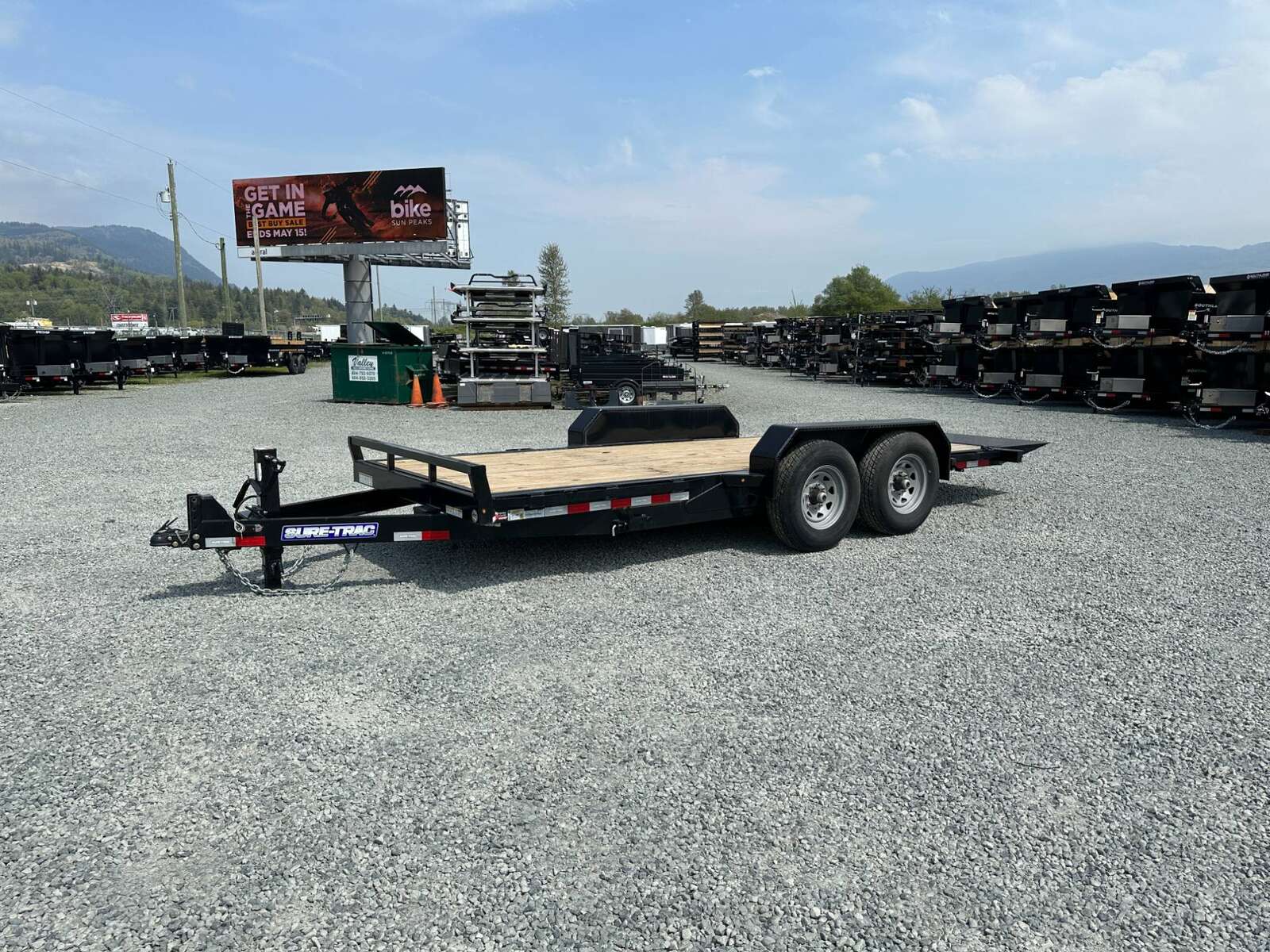 Photo of New Suretrac 7x18 HD Tilt Deck Equipment Trailer 14,000lb GVW