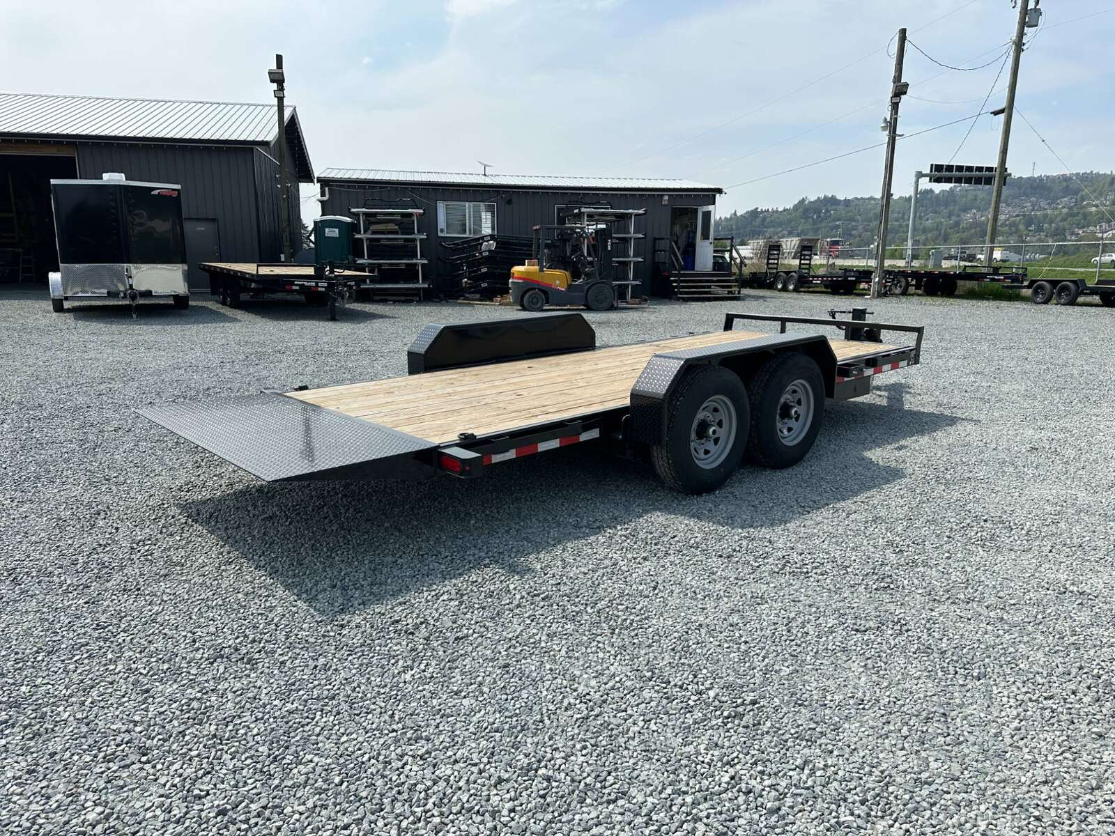 Photo of New Suretrac 7x18 HD Tilt Deck Equipment Trailer 14,000lb GVW