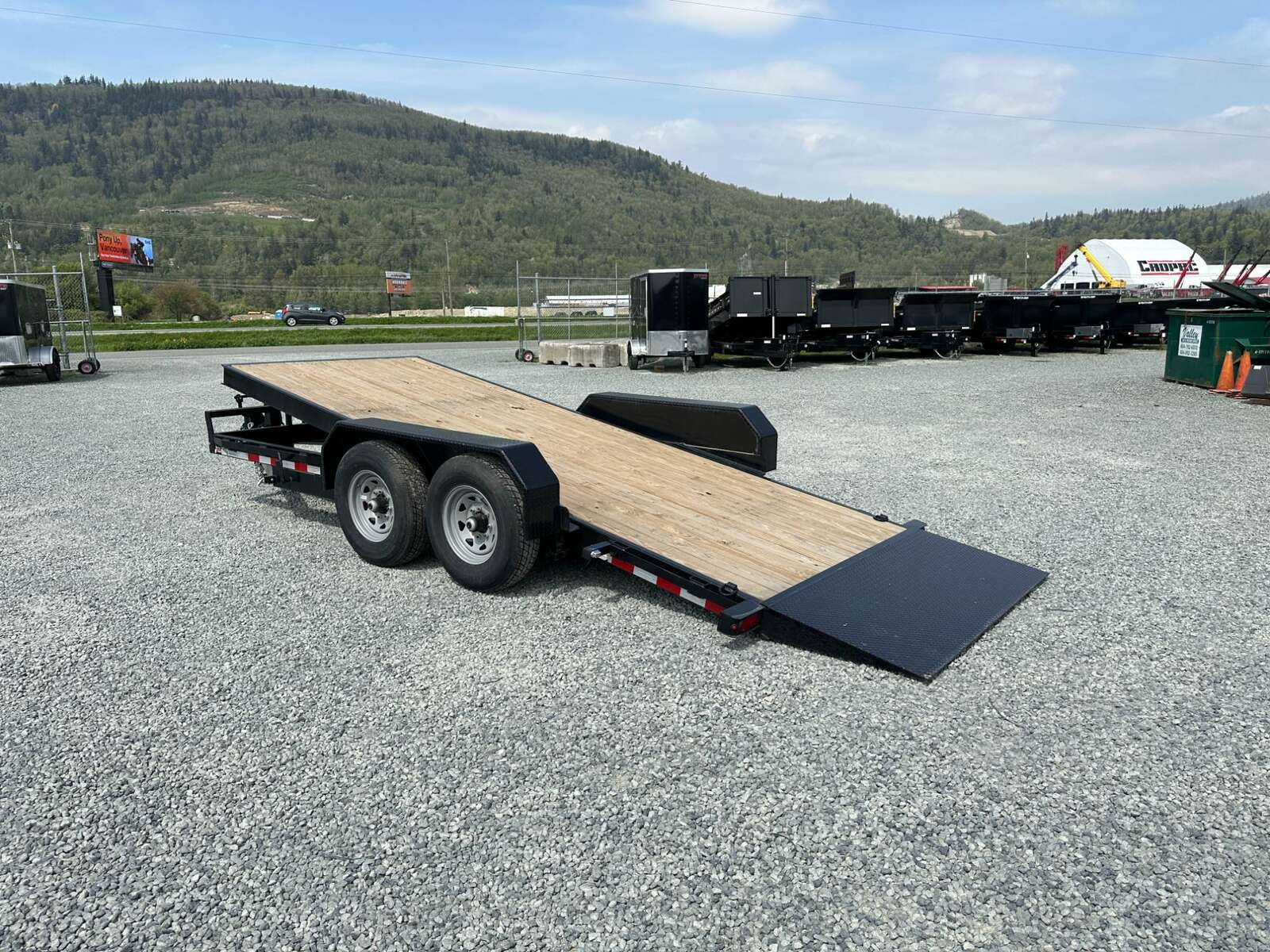 Photo of New Suretrac 7x18 HD Tilt Deck Equipment Trailer 14,000lb GVW