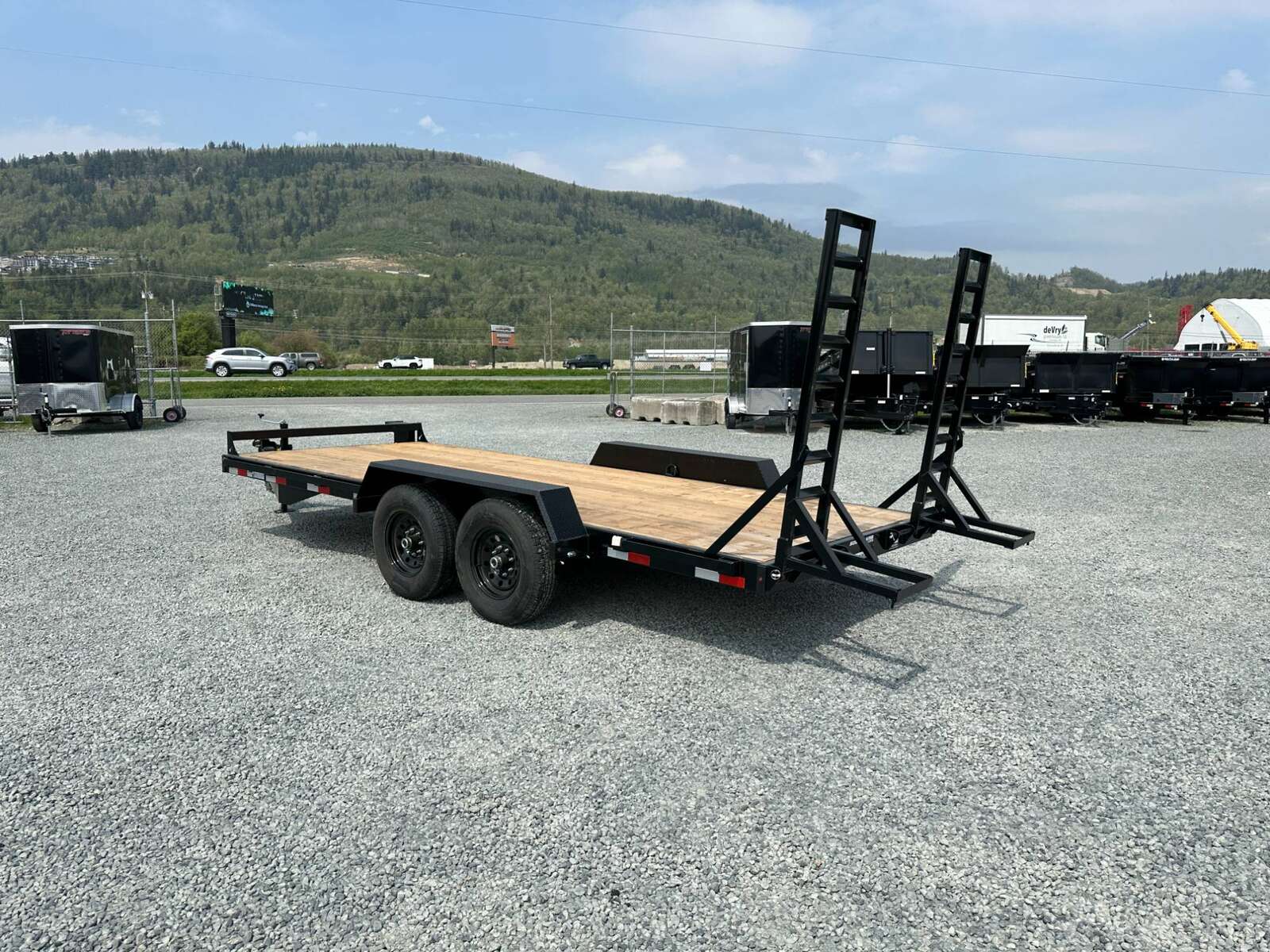 Photo of 2024 Southland 7X18 15,400LB GVW Equipment Flat Deck Trailer w/ Stand Up Ramps