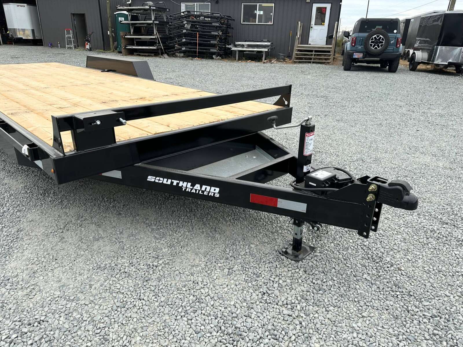 Photo of 2024 Southland 7X20 11,400LB GVW Equipment / Car Trailer Flat deck Slide In Ramps