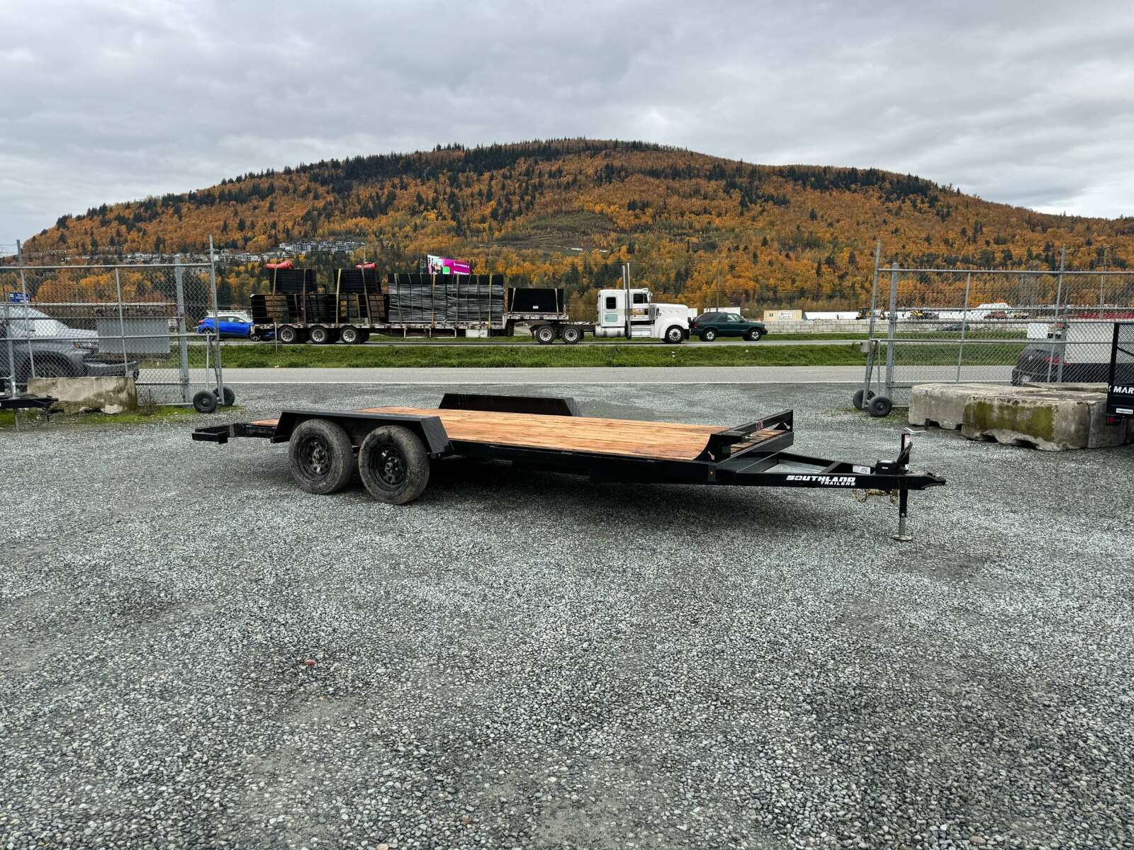 Photo of 2025 Southland 7X16 +2 Dovetail 7,700LB GVW FLAT DECK Car TRAILER