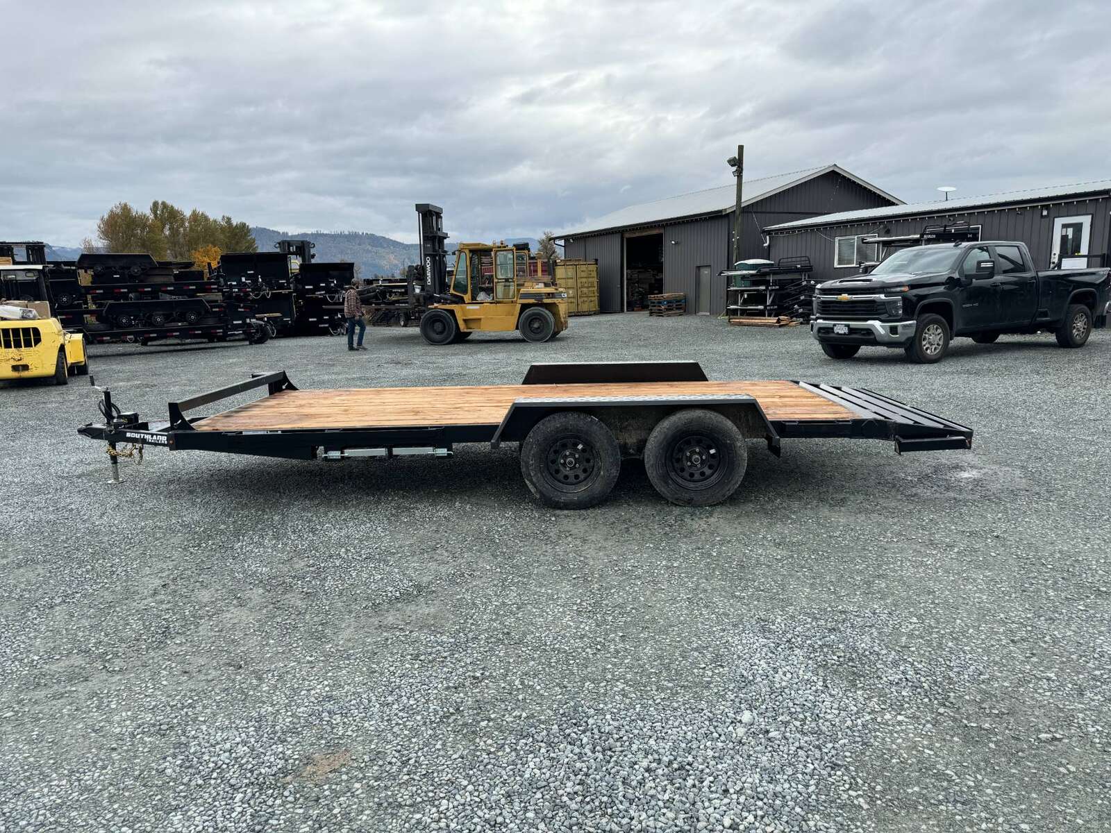 Photo of 2025 Southland 7X16 +2 Dovetail 7,700LB GVW FLAT DECK Car TRAILER