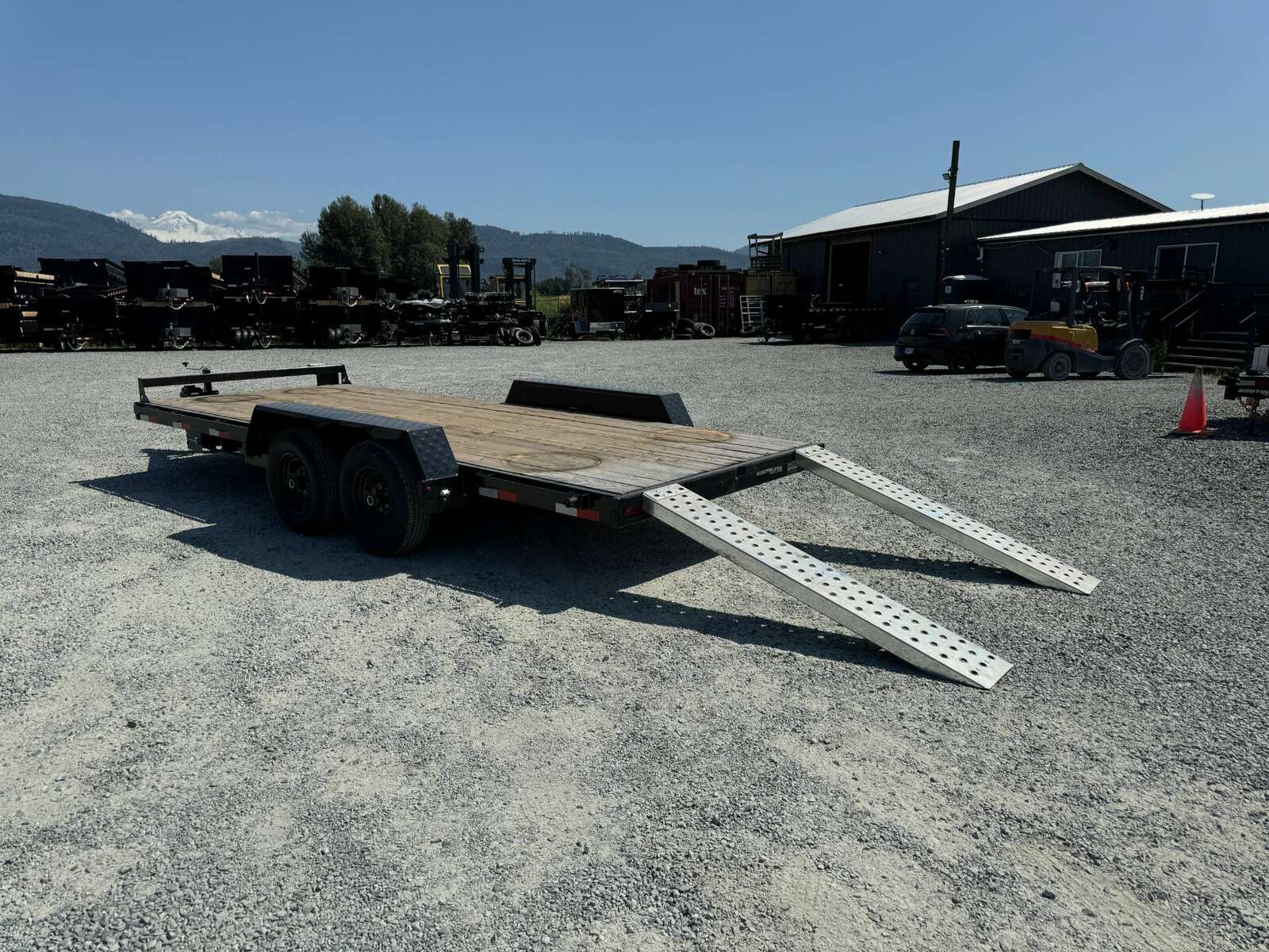 Photo of 2024 Southland 7X18 11,400LB GVW Equipment / Car Trailer Flatdeck Slide In Ramps