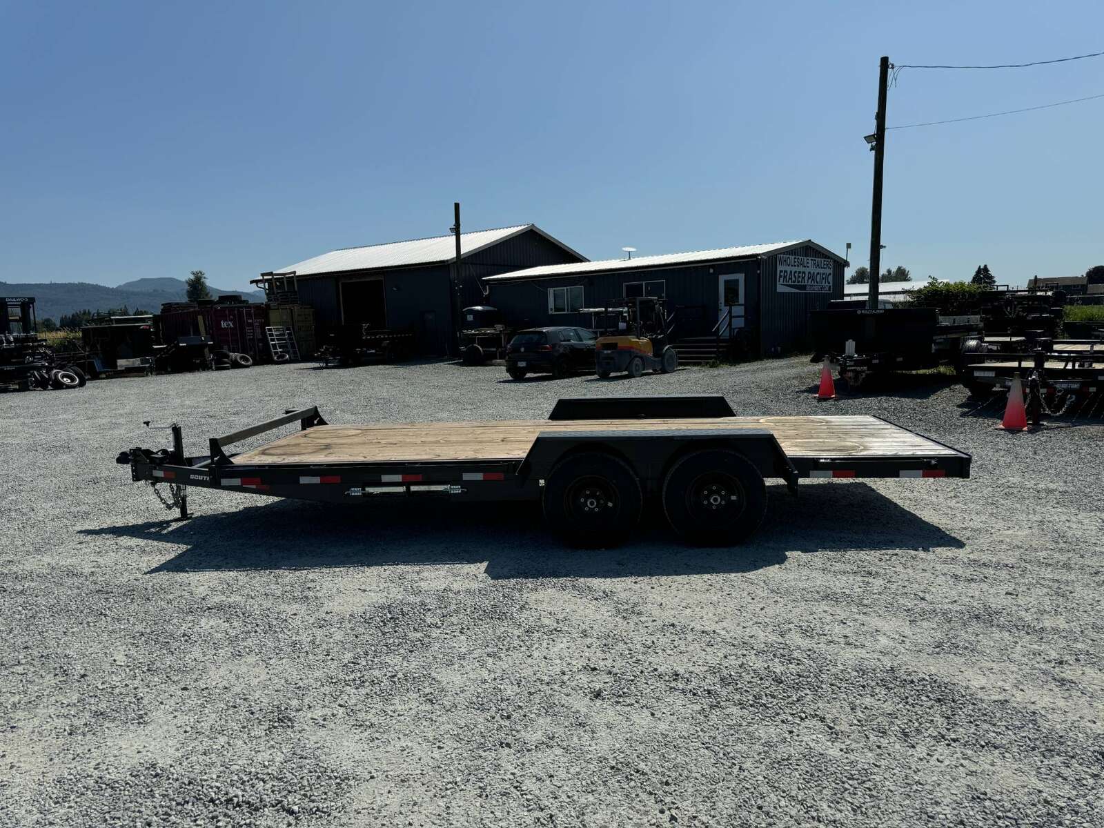 Photo of 2024 Southland 7X18 11,400LB GVW Equipment / Car Trailer Flatdeck Slide In Ramps