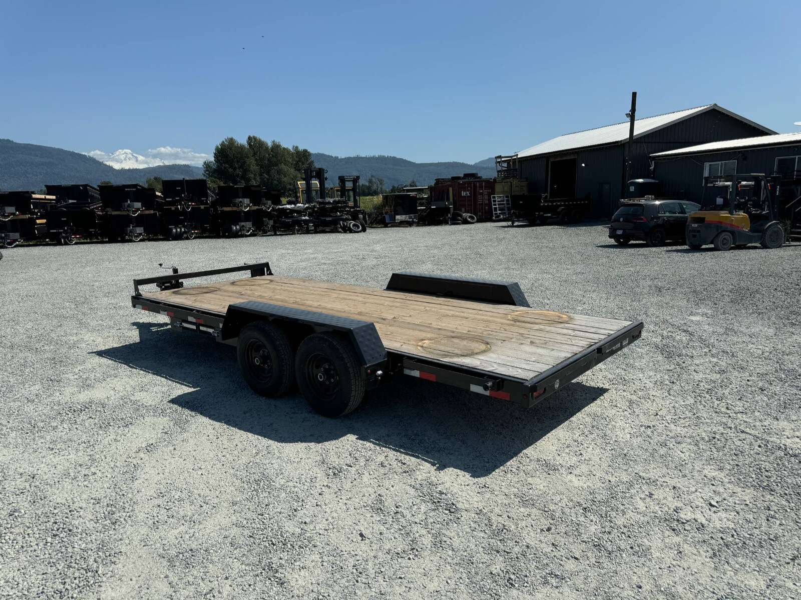 Photo of 2024 Southland 7X18 11,400LB GVW Equipment / Car Trailer Flatdeck Slide In Ramps