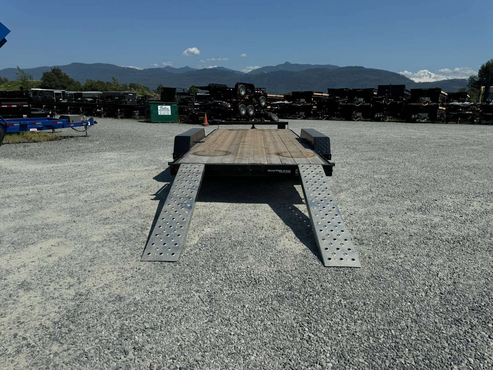 Photo of 2024 Southland 7X18 11,400LB GVW Equipment / Car Trailer Flatdeck Slide In Ramps