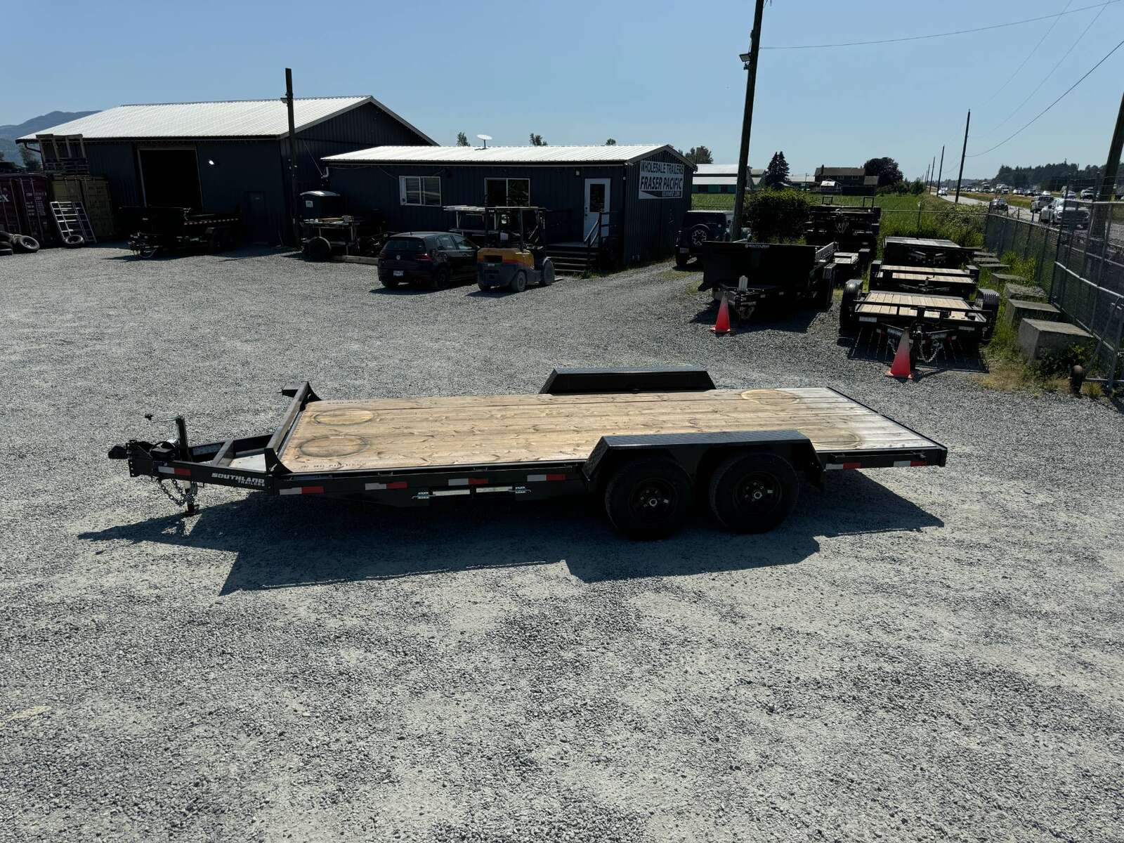 Photo of 2024 Southland 7X18 11,400LB GVW Equipment / Car Trailer Flatdeck Slide In Ramps