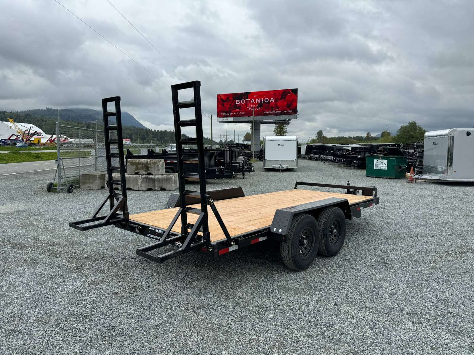 Photo of 2024 Southland 7X16 15,400LB GVW Equipment Trailer w/ Stand Up Ramps