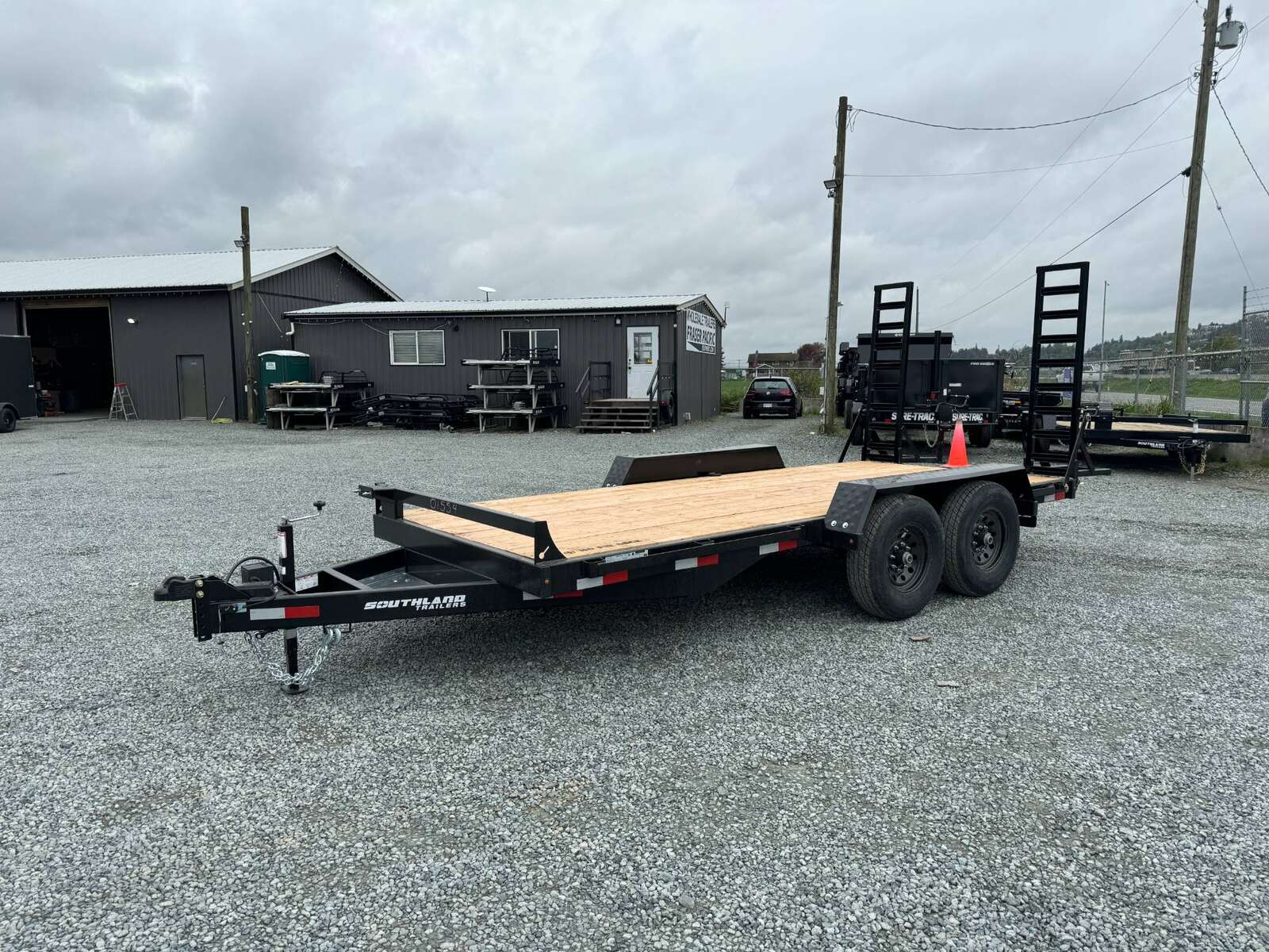 Photo of 2024 Southland 7X16 15,400LB GVW Equipment Trailer w/ Stand Up Ramps