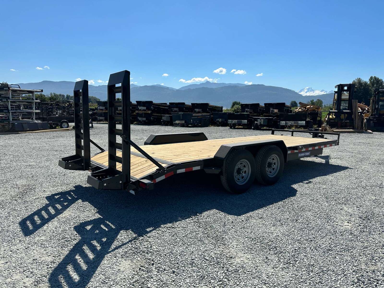 Photo of 2025 Suretrac 7x20 Equipment Trailer 14,000LB GVW Implement Flat Deck w/ Stand Up Ramps